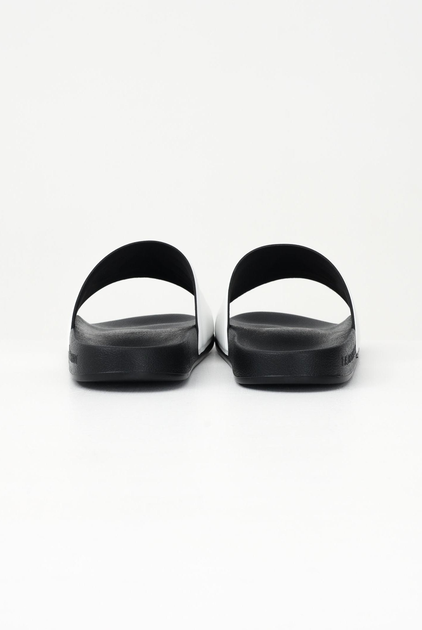 EA7 Ciabatte bianche e nere da uomo con logo 7X000108AF15118 MZ096 EA7