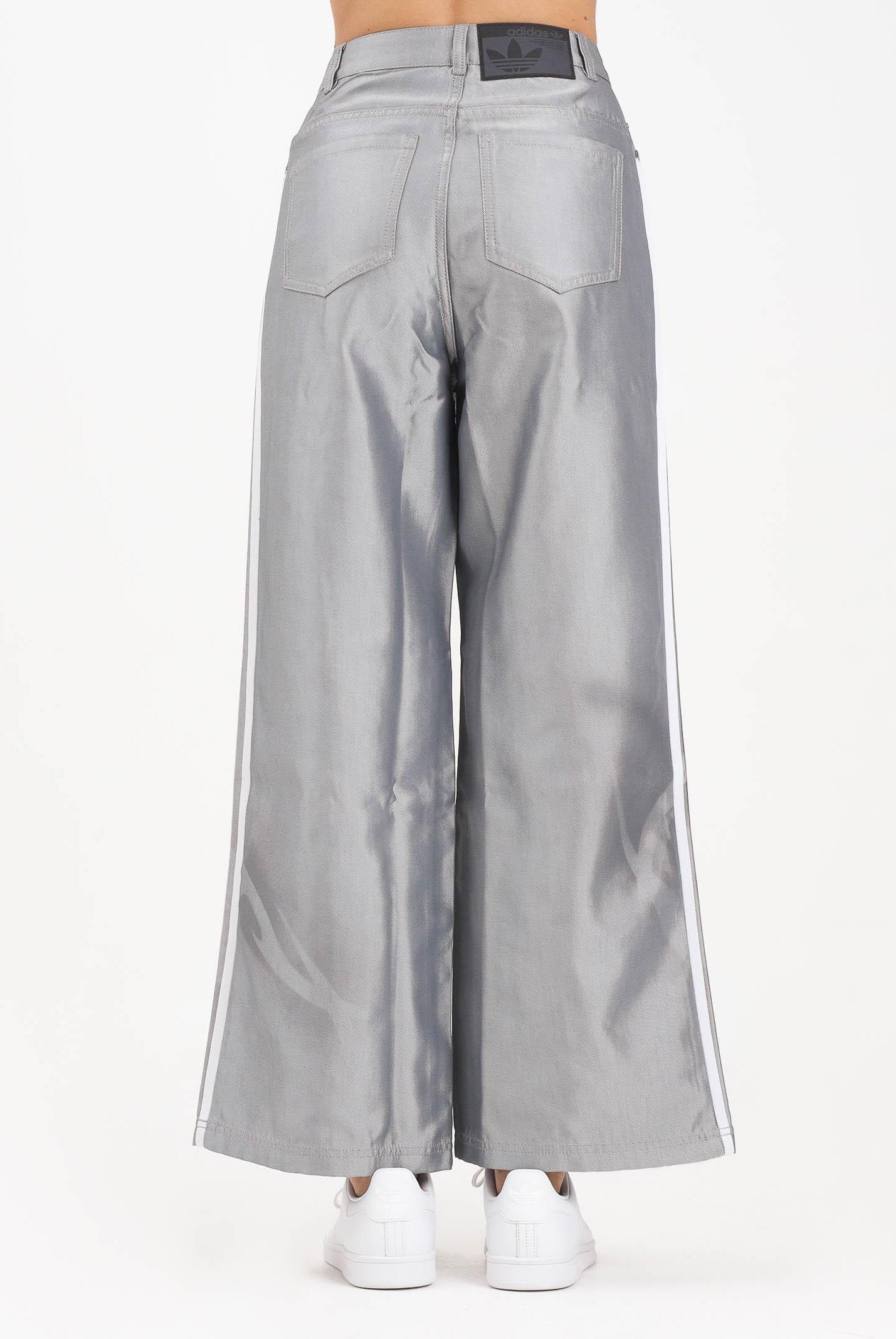 ADIDAS ORIGINALS Jeans Adilenium Season 4 Teamgeist Baggy Shine grigio da donna KE9800 ADIDAS ORIGINALS