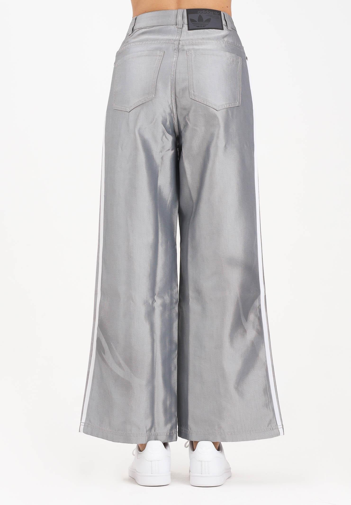 ADIDAS ORIGINALS Jeans Adilenium Season 4 Teamgeist Baggy Shine grigio da donna KE9800 ADIDAS ORIGINALS