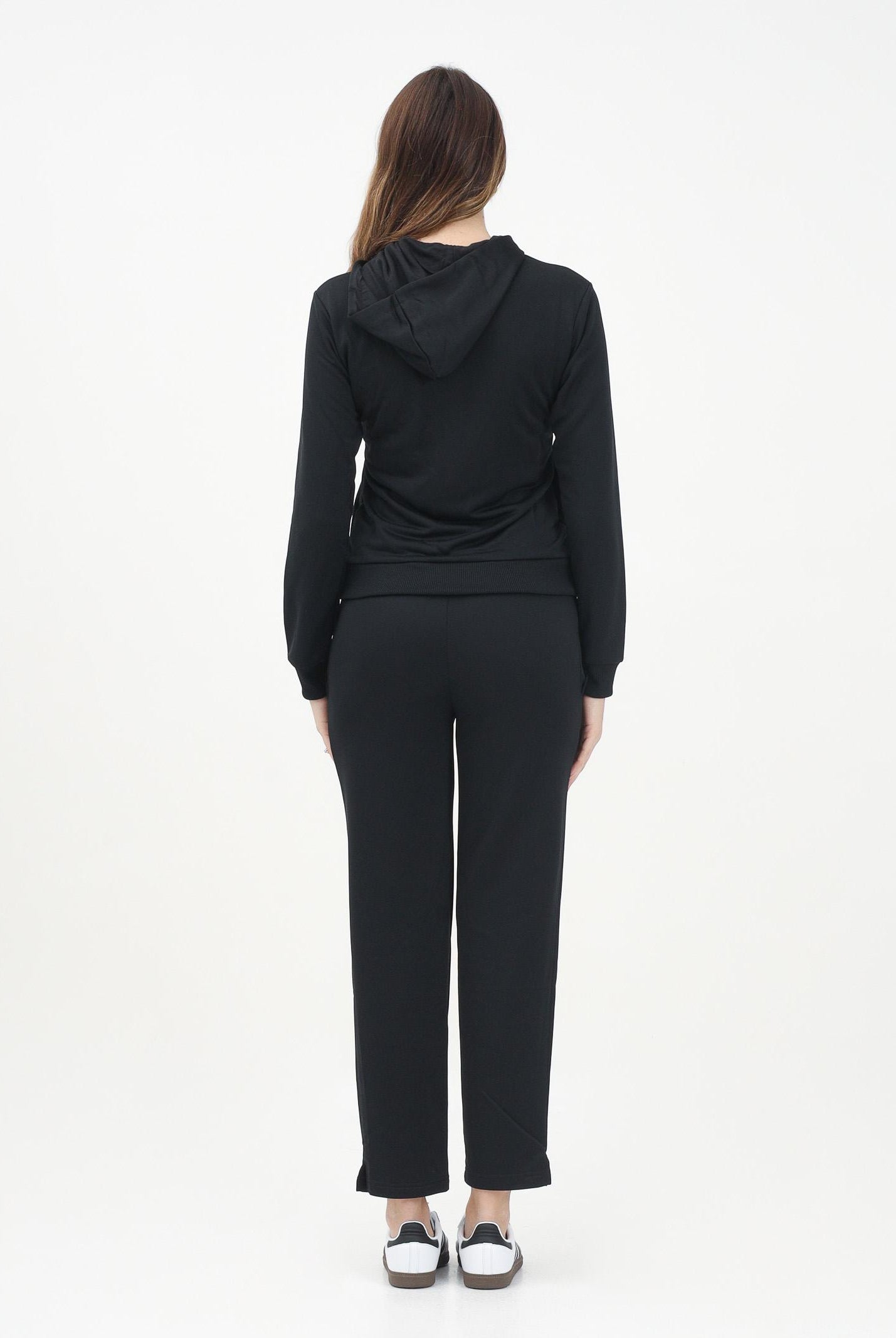 ADIDAS PERFORMANCE Tuta sportiva Essentials Linear nera da donna JD2695 . ADIDAS PERFORMANCE