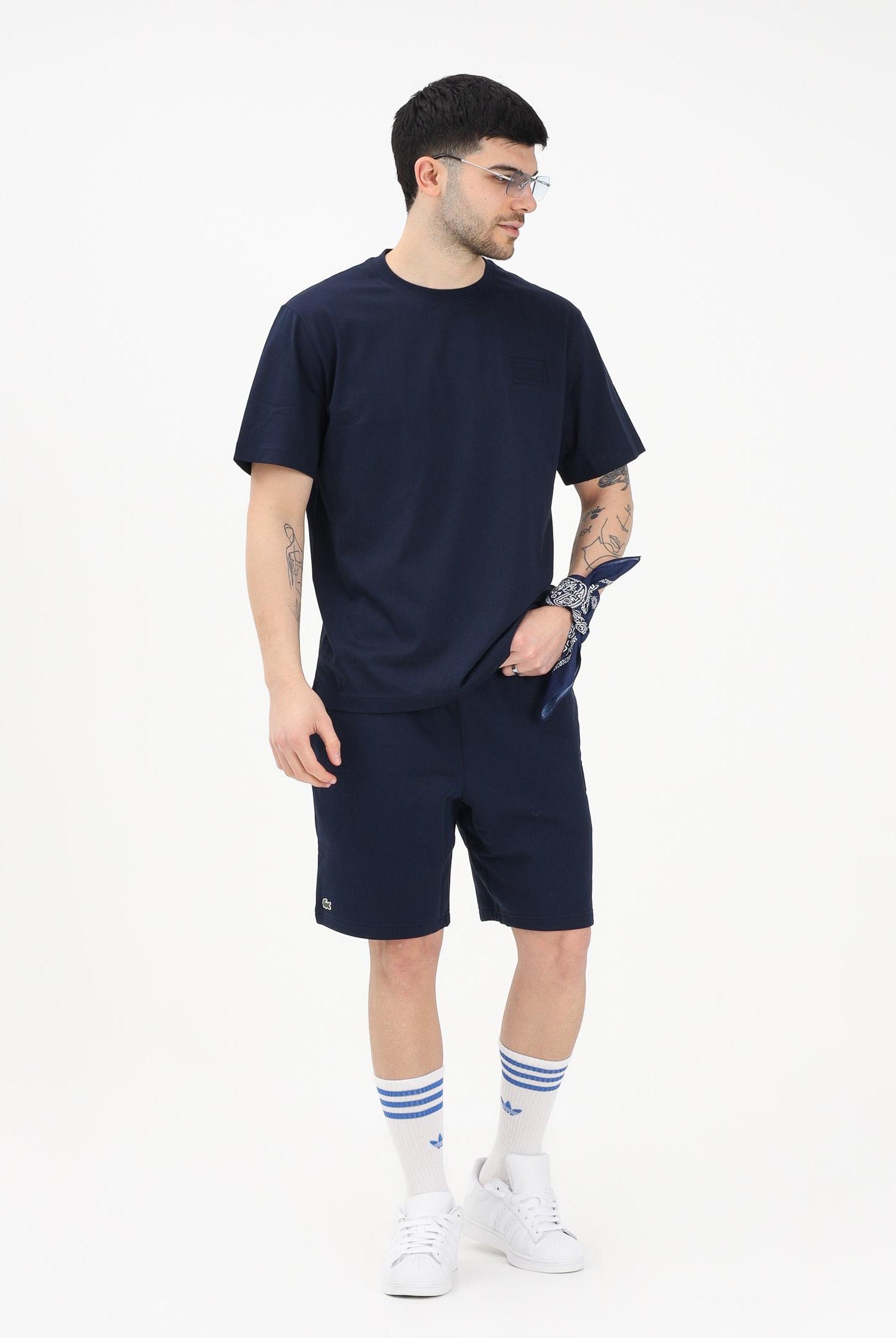 LACOSTE Shorts sportivo blu da uomo GH0788 166 LACOSTE