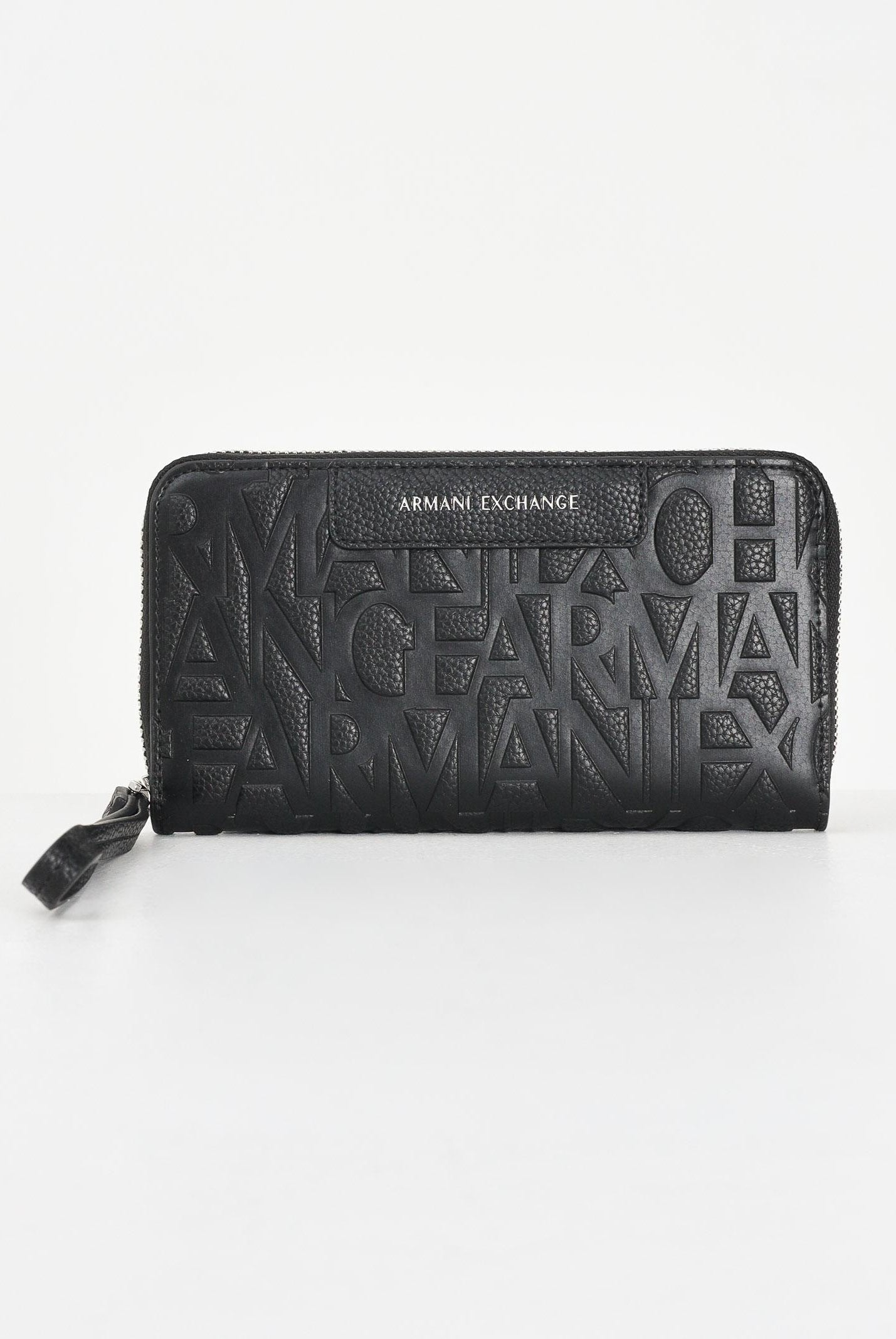ARMANI EXCHANGE Portafogli nero da donna con logo XW001606AF15774 UC001 ARMANI EXCHANGE