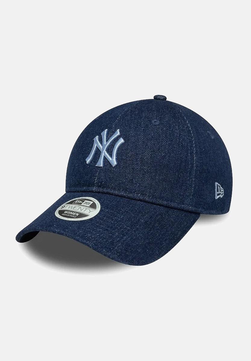 NEW ERA Cappello con visiera 9TWENTY New York Yankees in denim scuro per uomo e donna 60667484 . NEW ERA