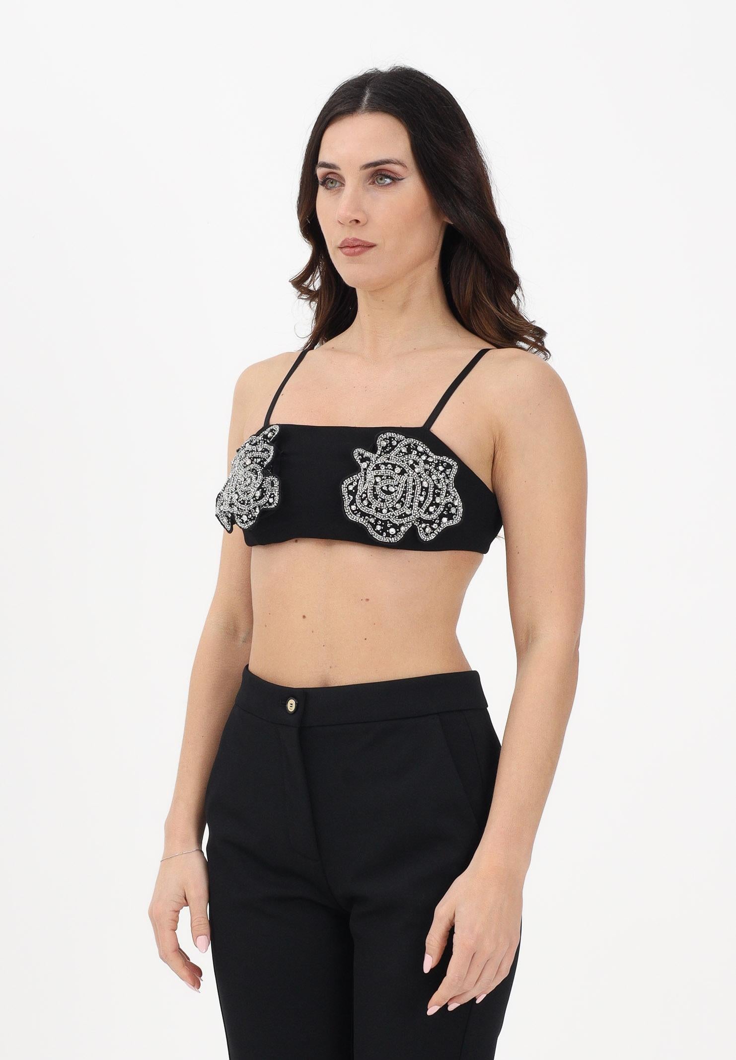 PINKO Bralette BARBABIETOLE nera da donna 106622A31P Z99 PINKO
