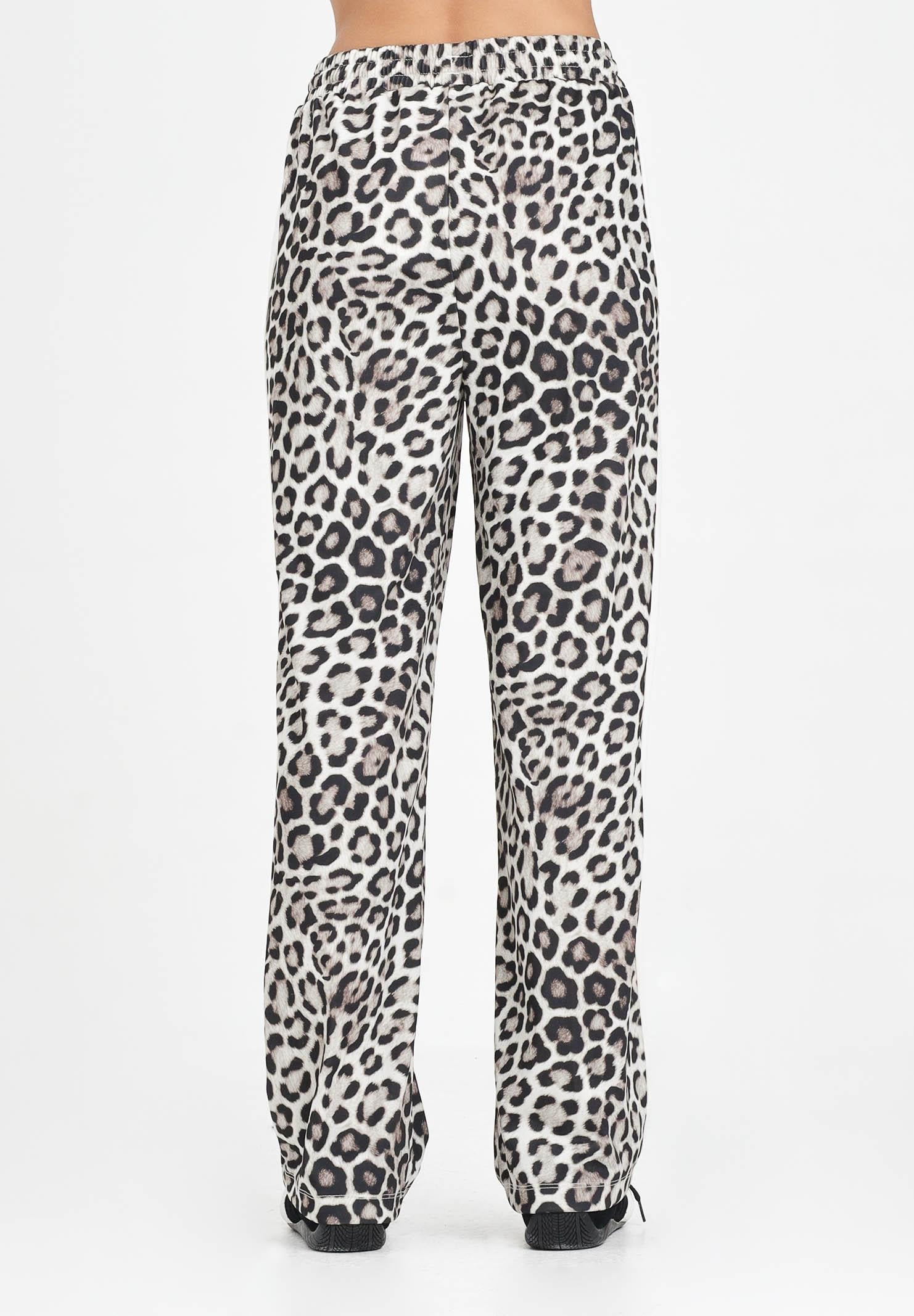 PUMA Pantalone sportivo T7 Leo Luxe Aop Straight Op bianco da donna 632343 91 PUMA