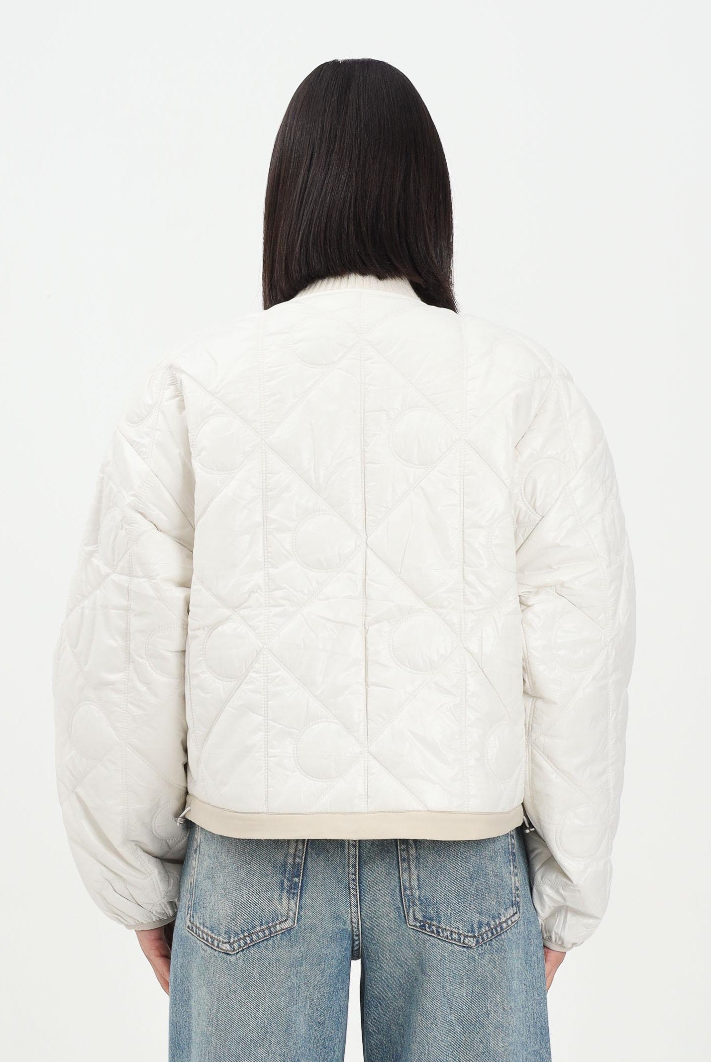 CALVIN KLEIN JEANS Bomber double-face panna da donna LV044D511G67U . CALVIN KLEIN JEANS