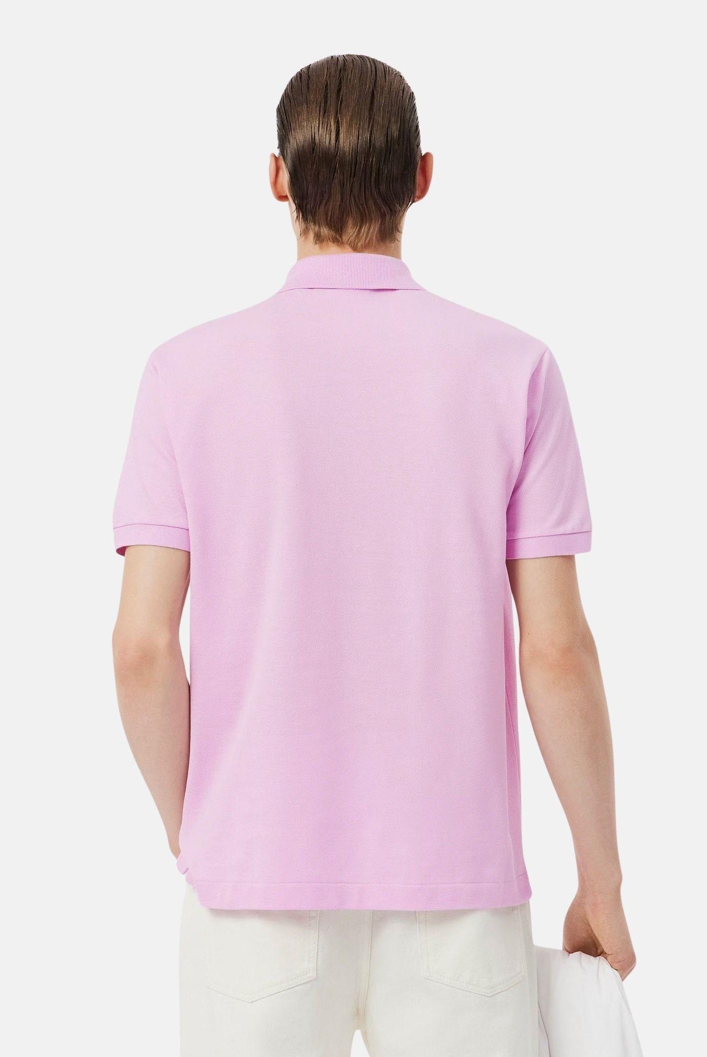 LACOSTE Polo rosa per uomo e donna con patch logo coccodirllo 1212 Z4H LACOSTE
