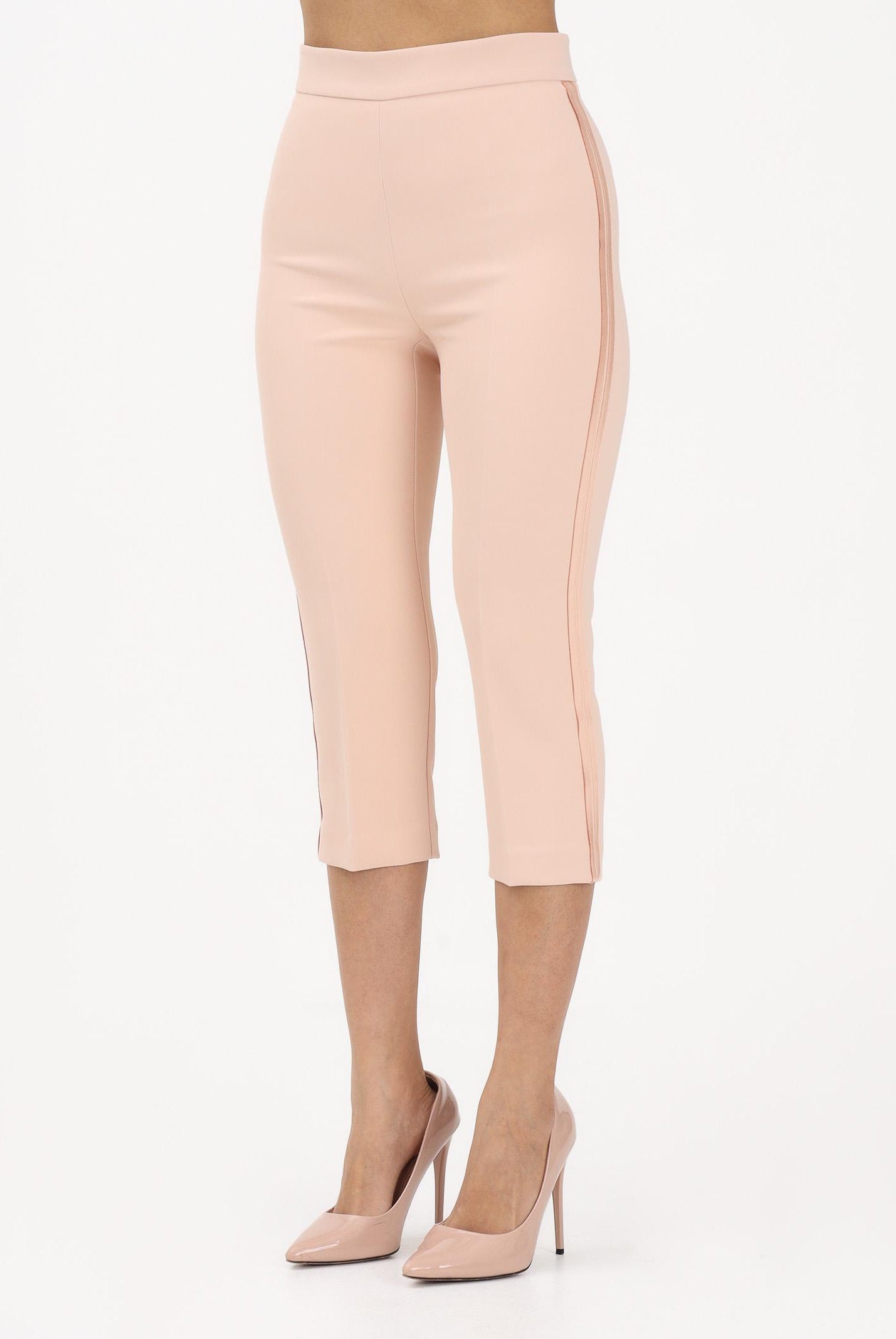 ELISABETTA FRANCHI Pantalone Capri nude da donna PA19063E2 EA1 ELISABETTA FRANCHI