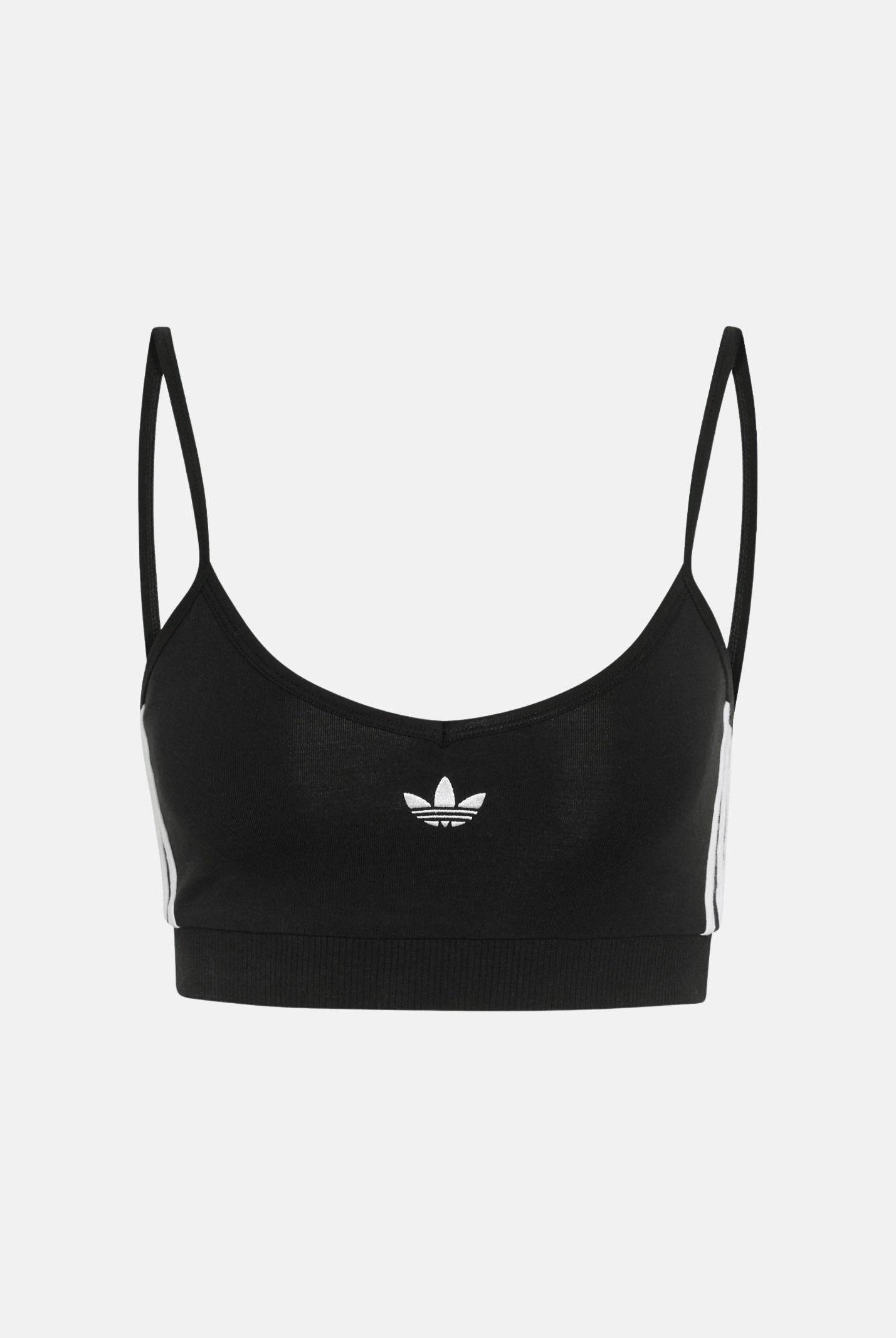 ADIDAS ORIGINALS Top 3 STRIPES nero da donna KD7968 . ADIDAS ORIGINALS