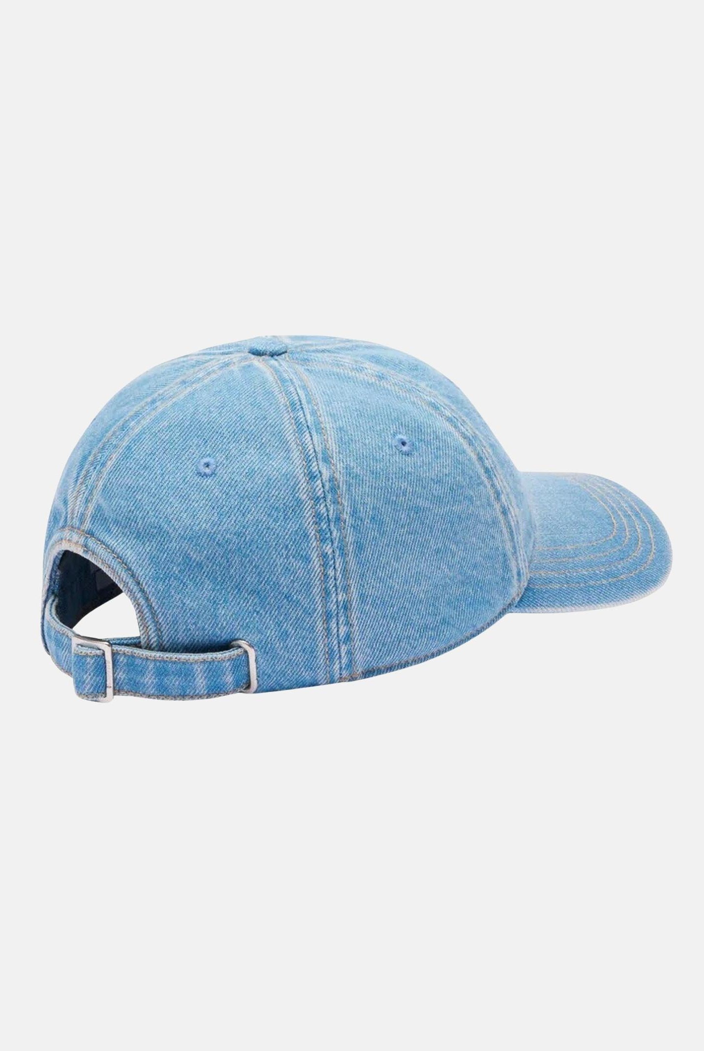 LACOSTE Cappello con visiera in denim chiaro per uomo e donna RK6362 MKU LACOSTE