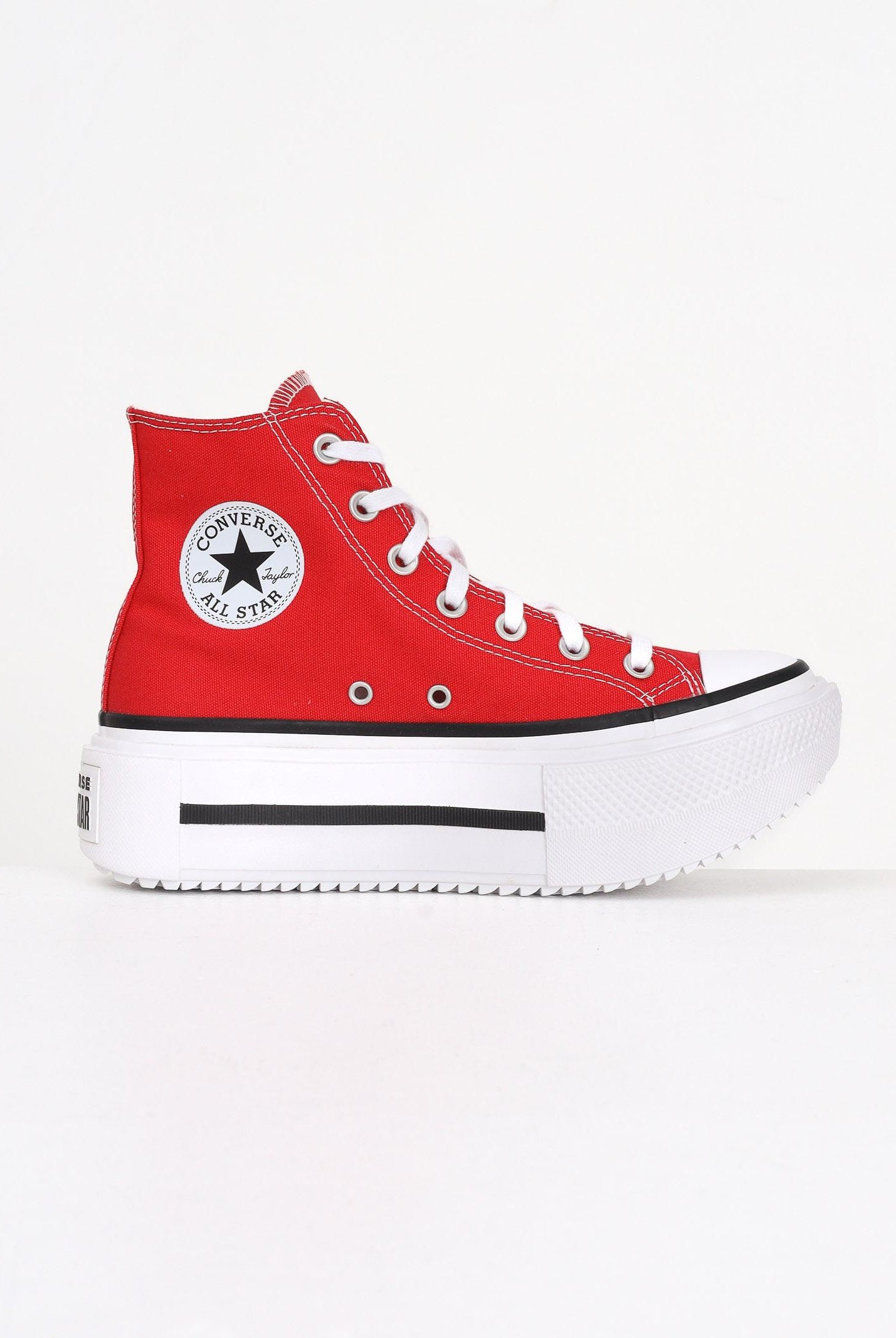 CONVERSE Sneakers Chuck Taylor All Star Lift Double Stack Platform rosse da donna A15542C  CONVERSE