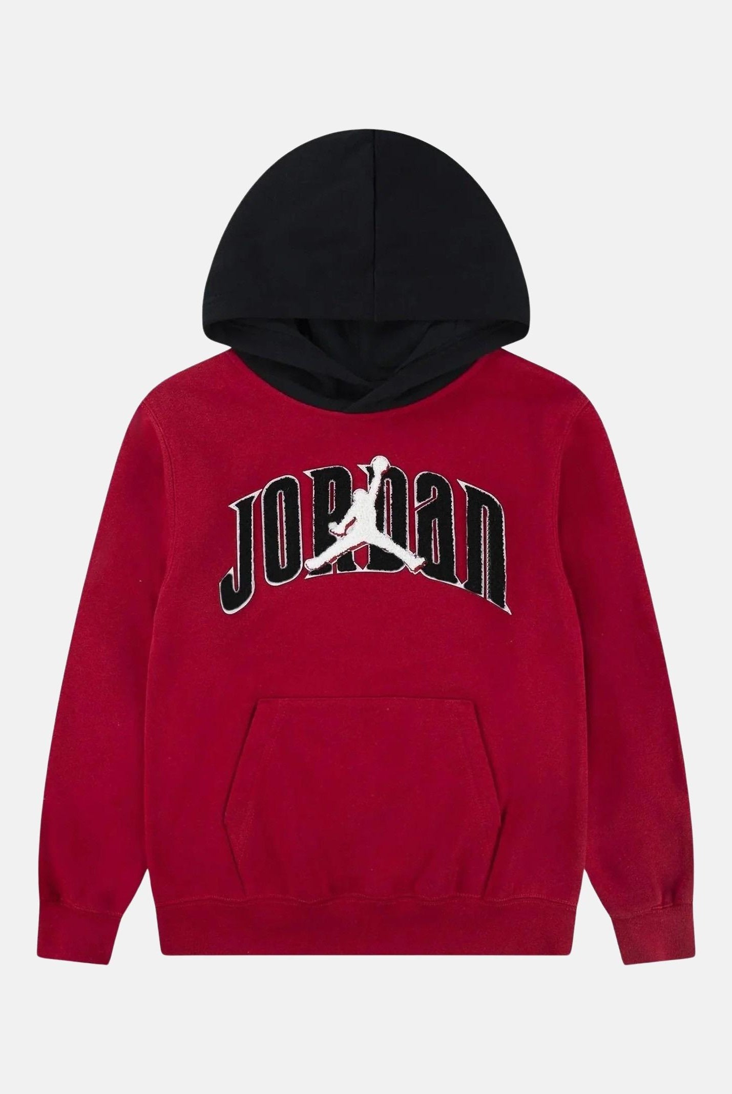 JORDAN Felpa con cappuccio GAMETIME rossa da bambino 95F209 R78 JORDAN