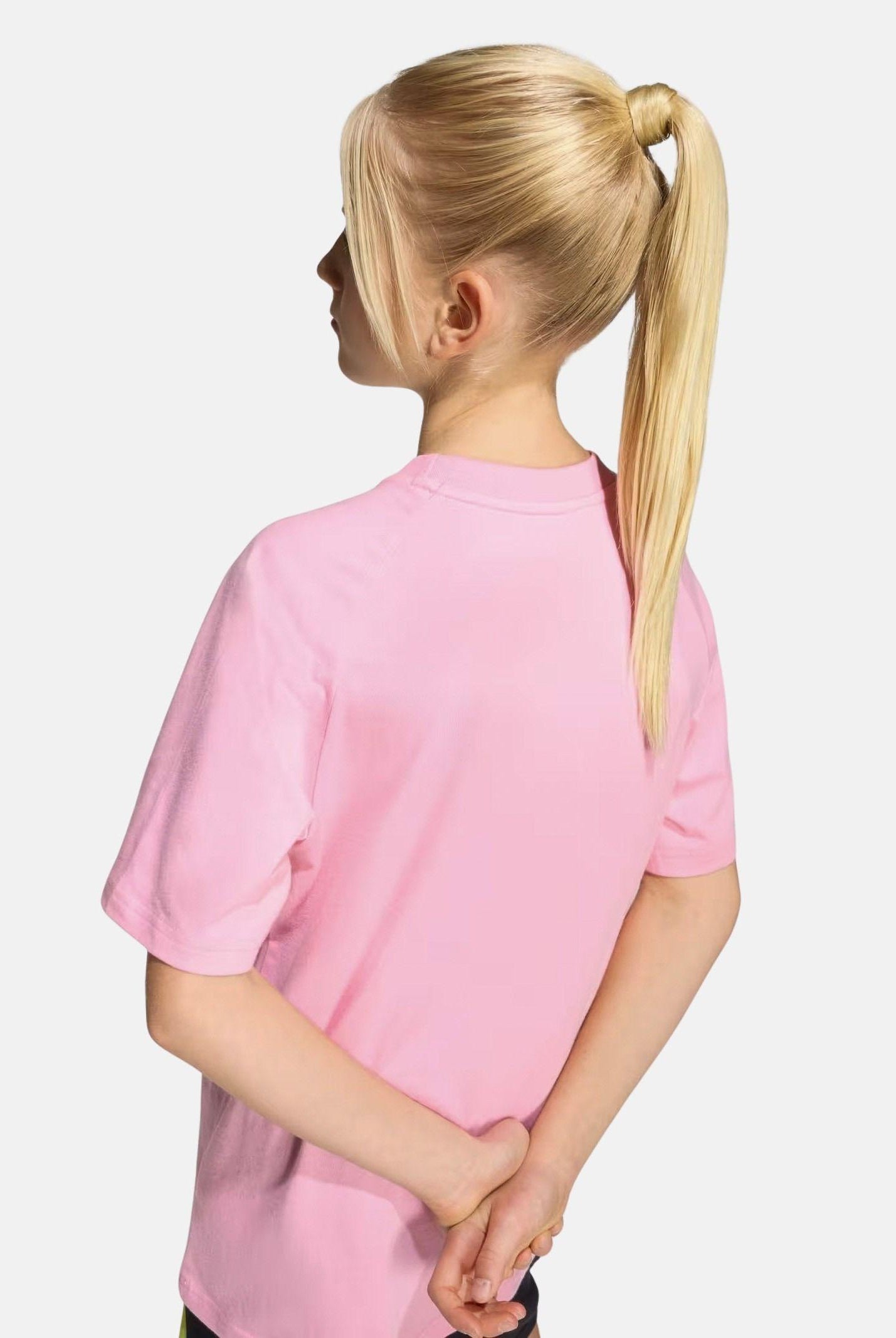 ADIDAS ORIGINALS T-shirt a manica corta Trefoil Loose rosa da bambina KE2873 . ADIDAS ORIGINALS