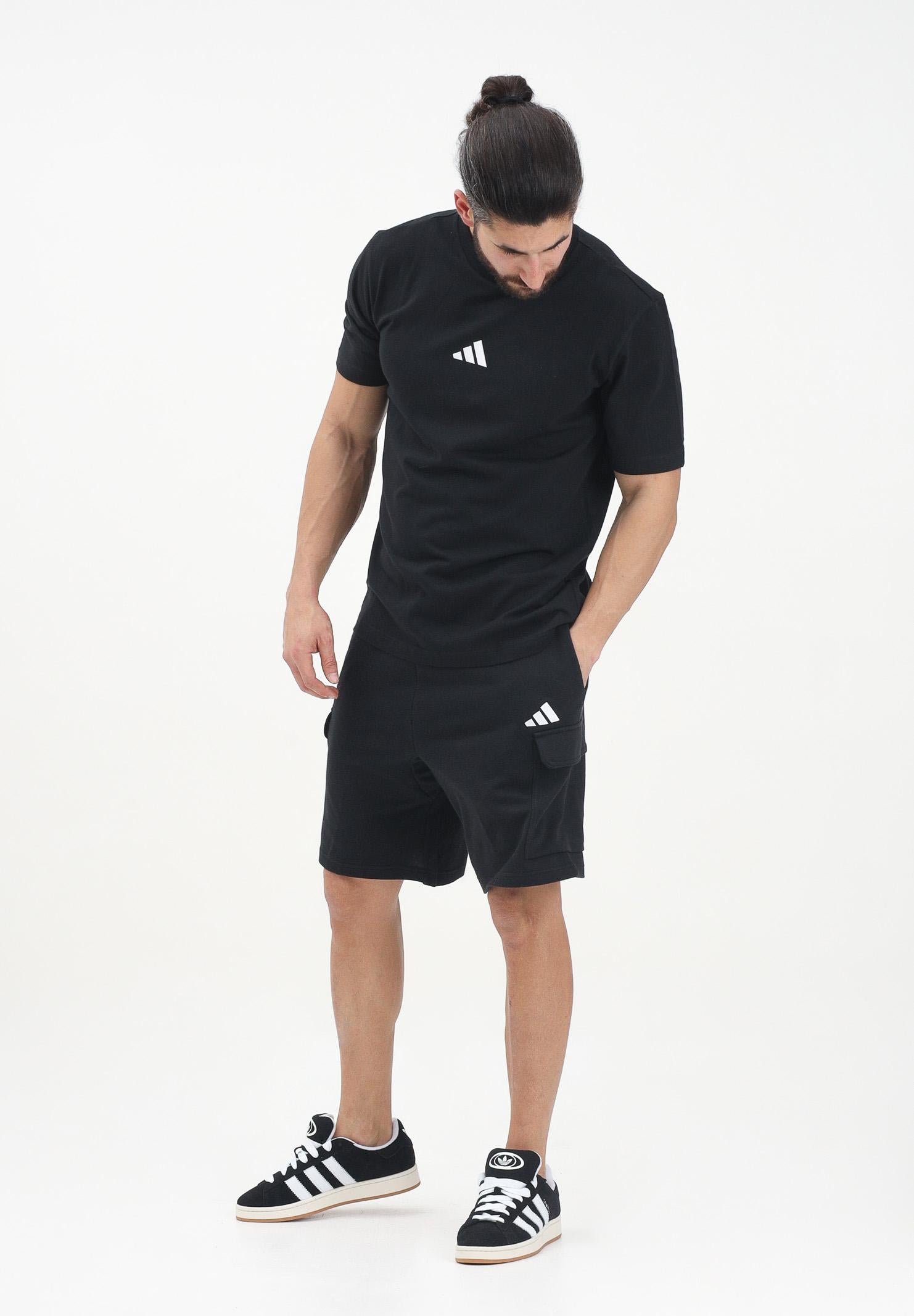 ADIDAS PERFORMANCE Shorts sportivo Essentials Cargo nero da uomo JE6291 . ADIDAS PERFORMANCE
