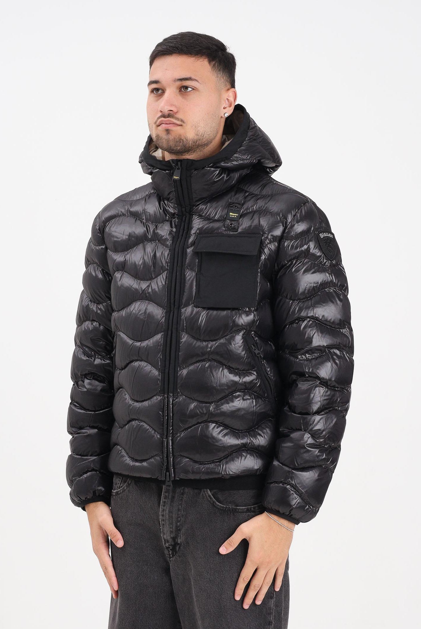 BLAUER Piumino BRYANT nero da uomo 25WBLUC02080-005958 999EI BLAUER