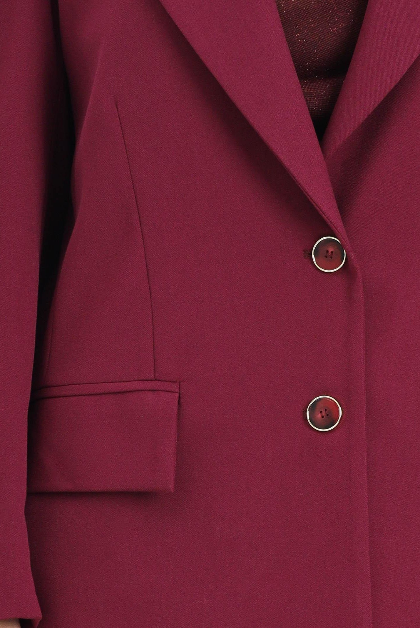 SIMONA CORSELLINI Giacca bordeaux da donna A25CPGI00701-C00011 V0741 SIMONA CORSELLINI