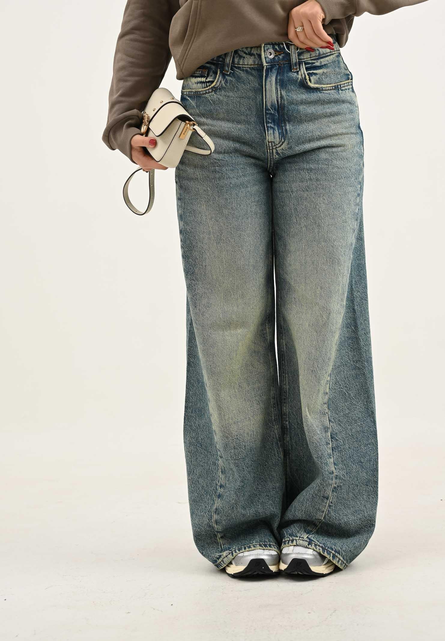 JDY Jeans palazzo in denim vintage da donna 15342782 MediumBlueDen JDY