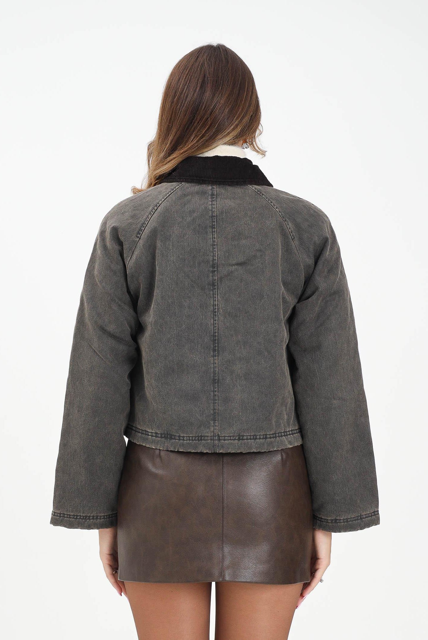 ONLY Giubbottoin denim scuro da donna 15350379 Raven ONLY