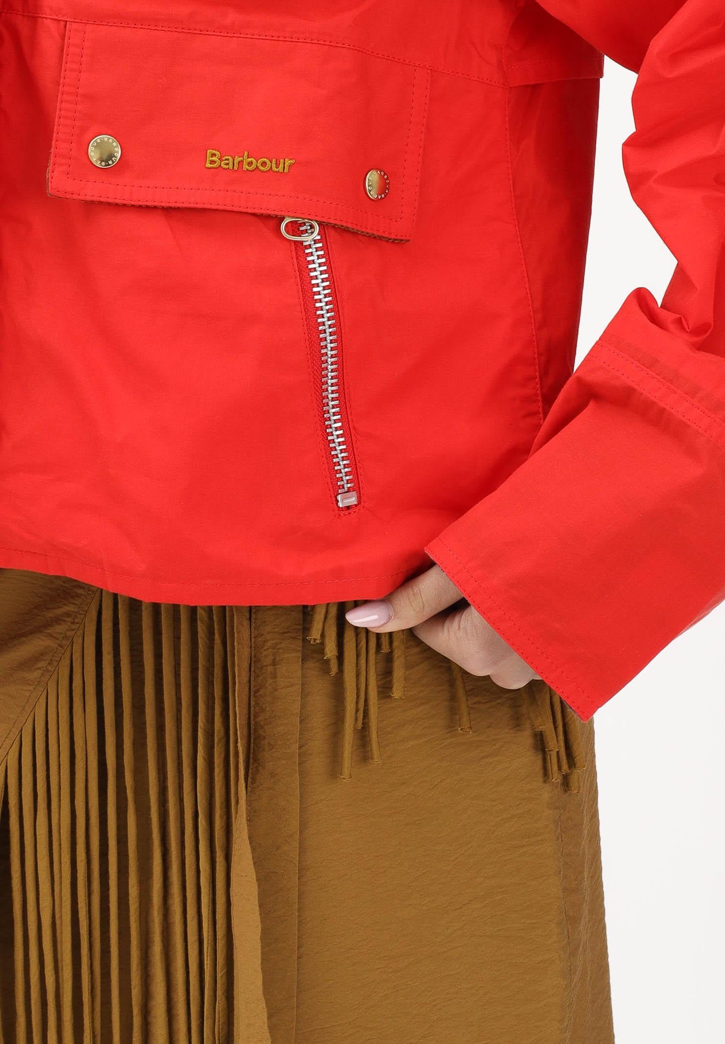 BARBOUR Giacca a vento Mackworth rossa da donna 261-LCA0398 RE51 BARBOUR