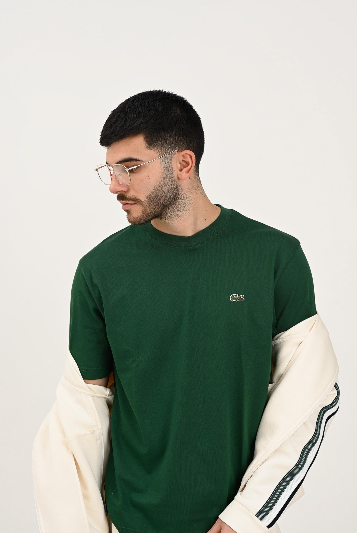 LACOSTE T-shirt a manica corta verde per uomo e donna TH7318 132 LACOSTE