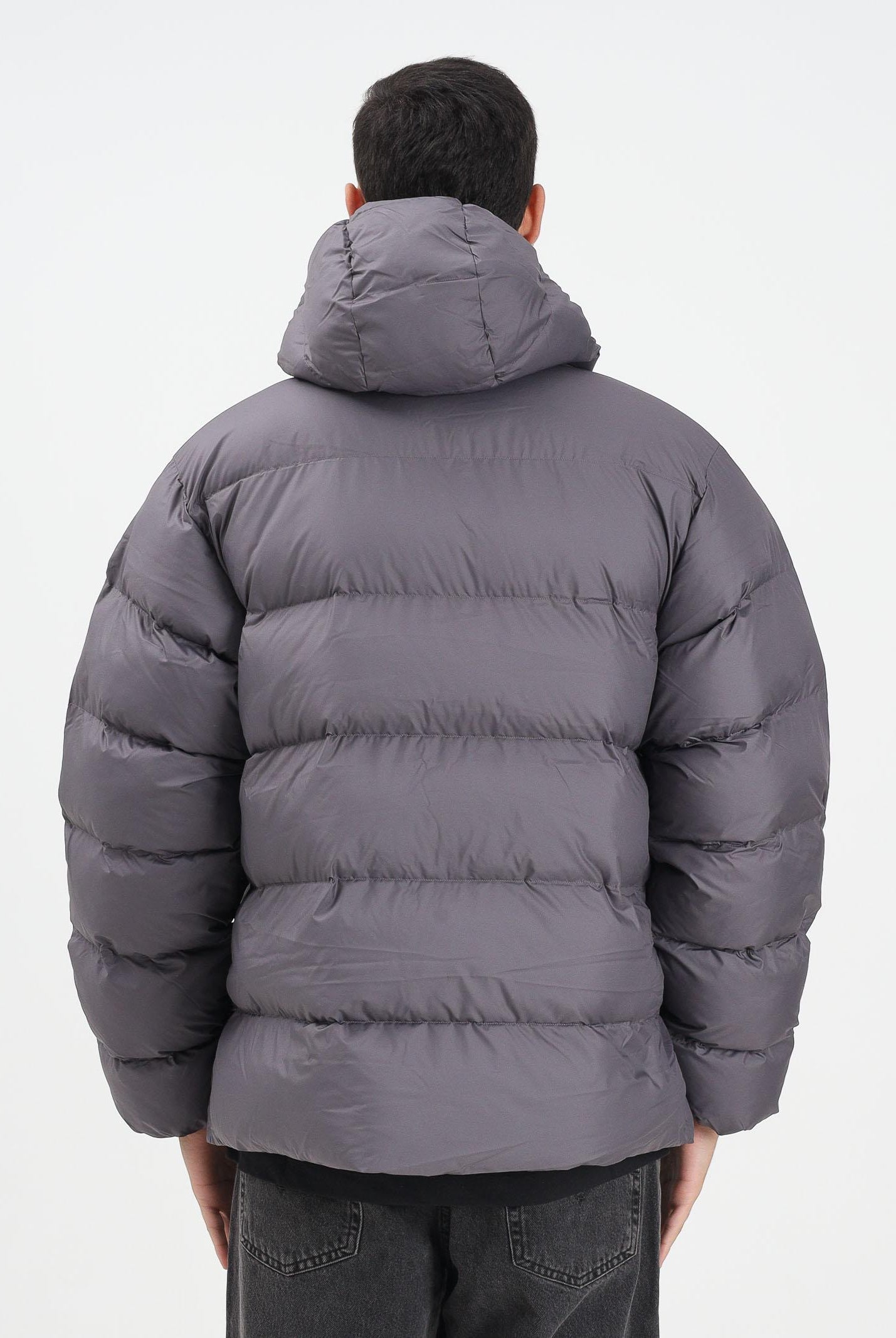 ADIDAS ORIGINALS Piumino Tonal Hooded Puffer grigio da uomo JX4122 ADIDAS ORIGINALS