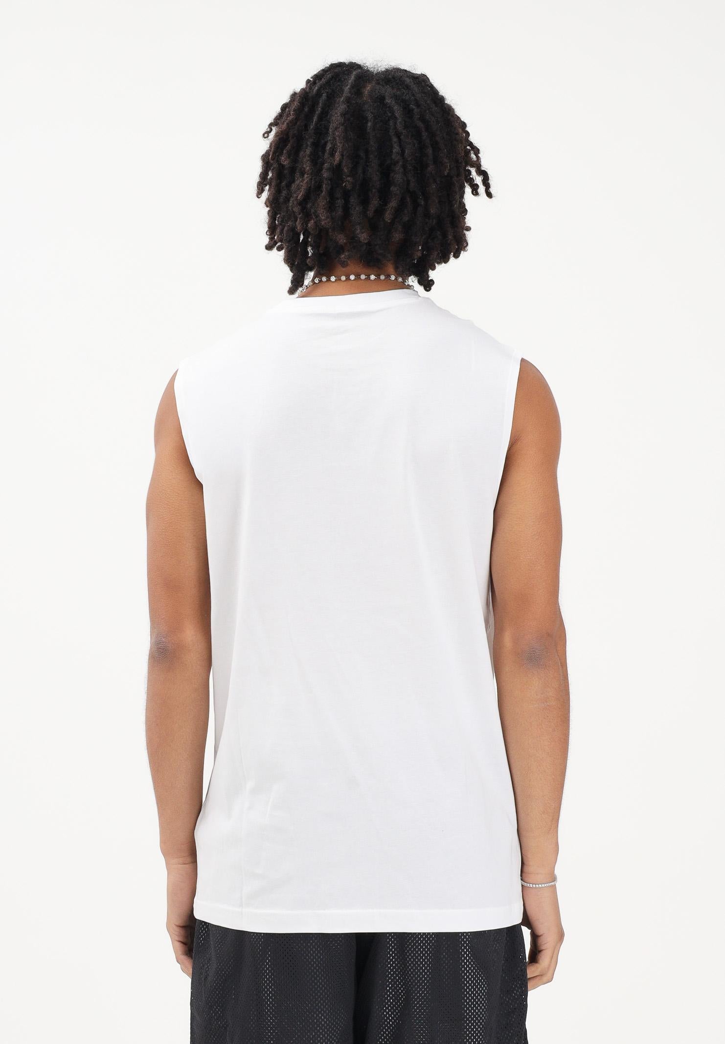 PUMA T-shirt senza maniche Essentials bianca da uomo 682626 02 PUMA