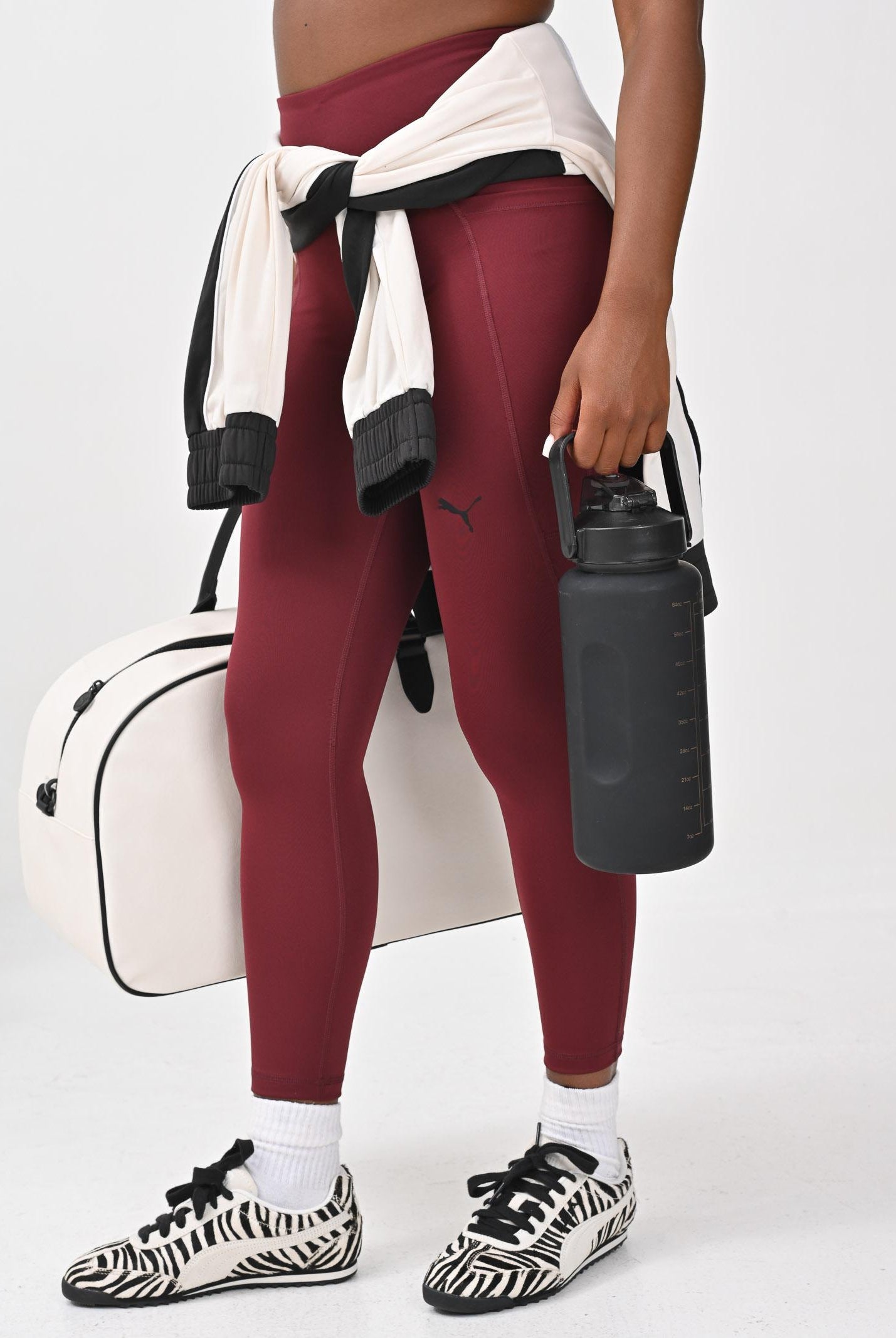 PUMA Leggings TAD ESSENTIALS 7/8 bordeaux da donna 525899 96 PUMA