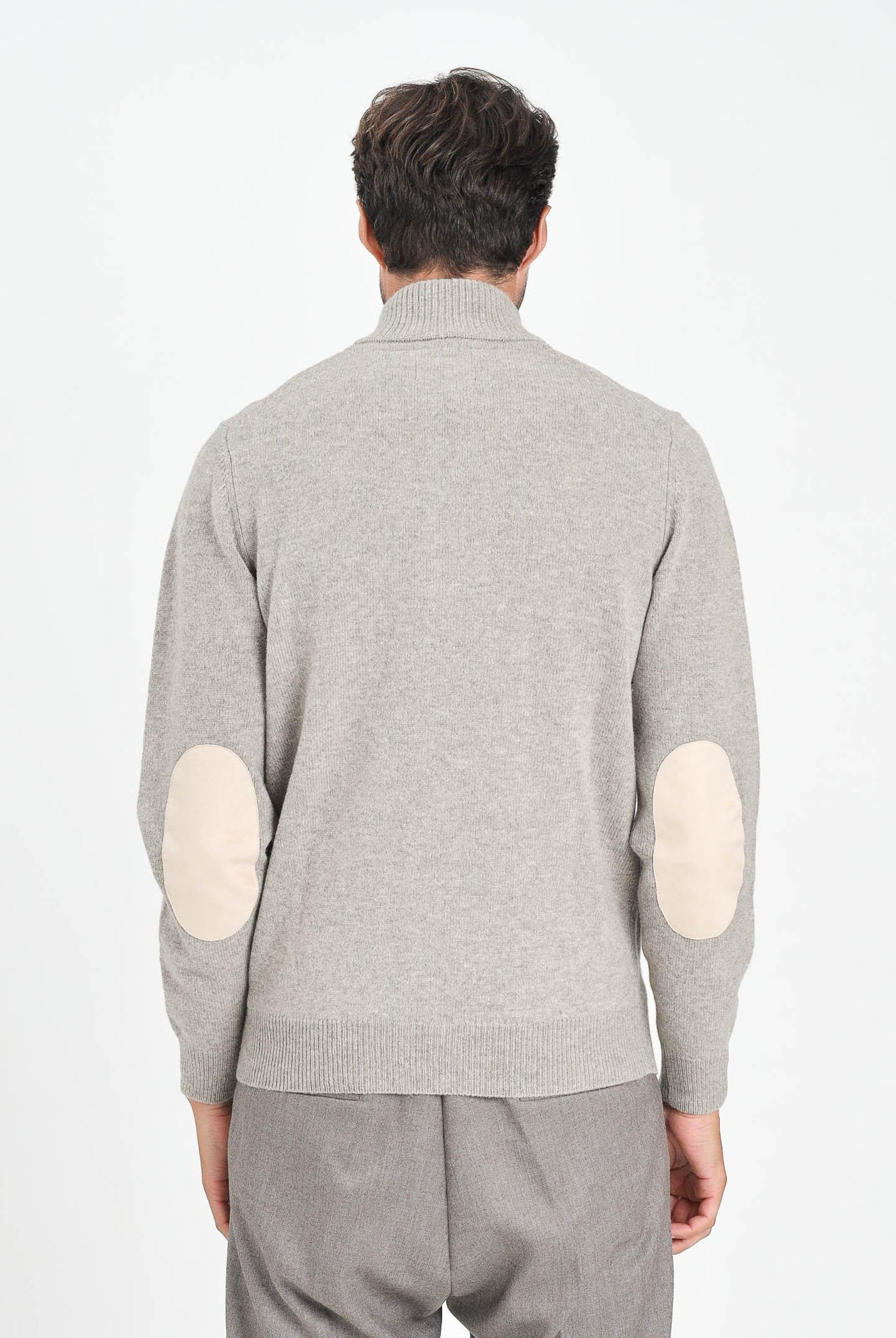 BARBOUR Cardigan Patch beige da uomo 252MMKN0731 ST16 BARBOUR