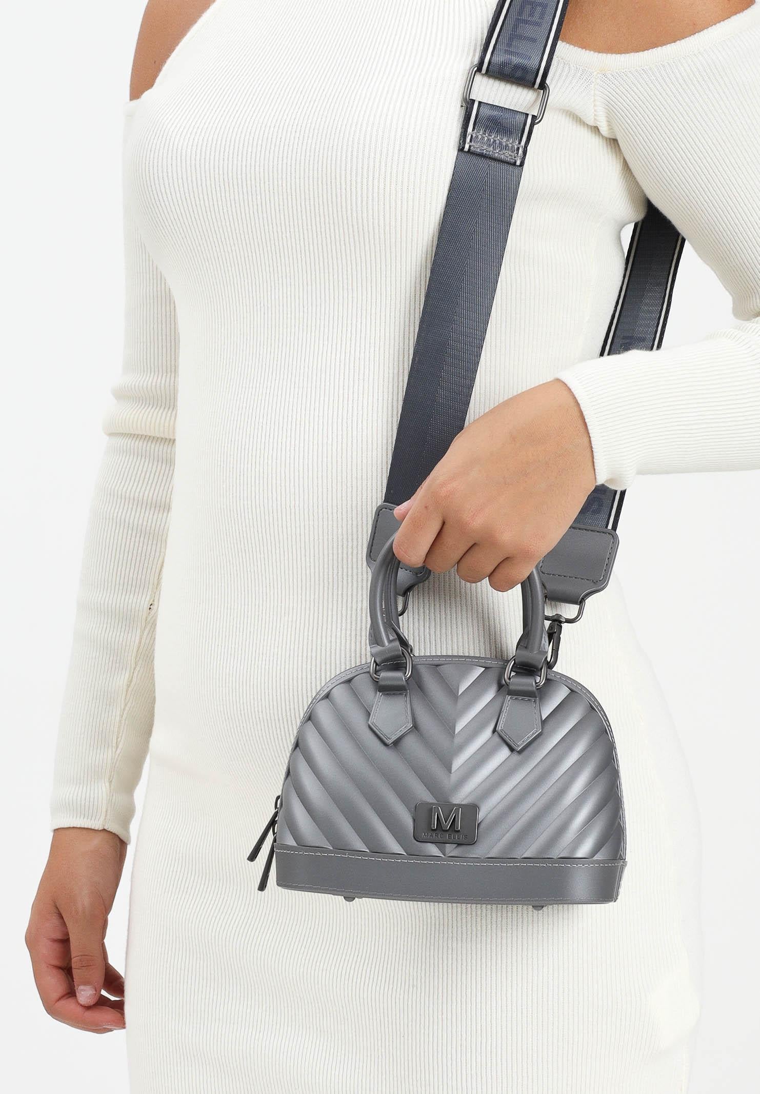 MARC ELLIS Borsa a mano Flat Maya25 grigia da donna FLAT-MAYA25 GUMEBR MARC ELLIS