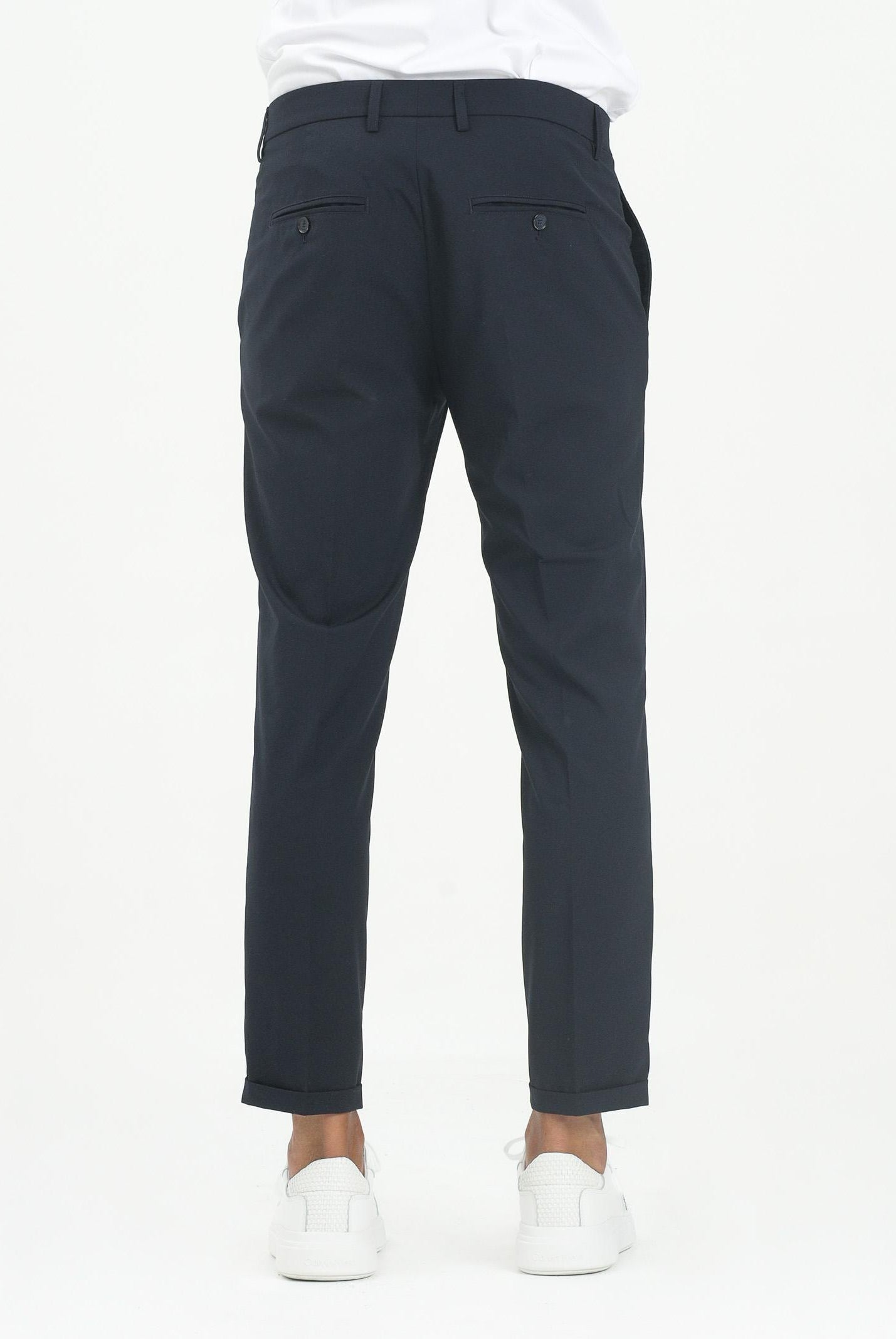 Pantaloni eleganti blu da uomo 5PA429/A2LH C166 PATRIZIA PEPE