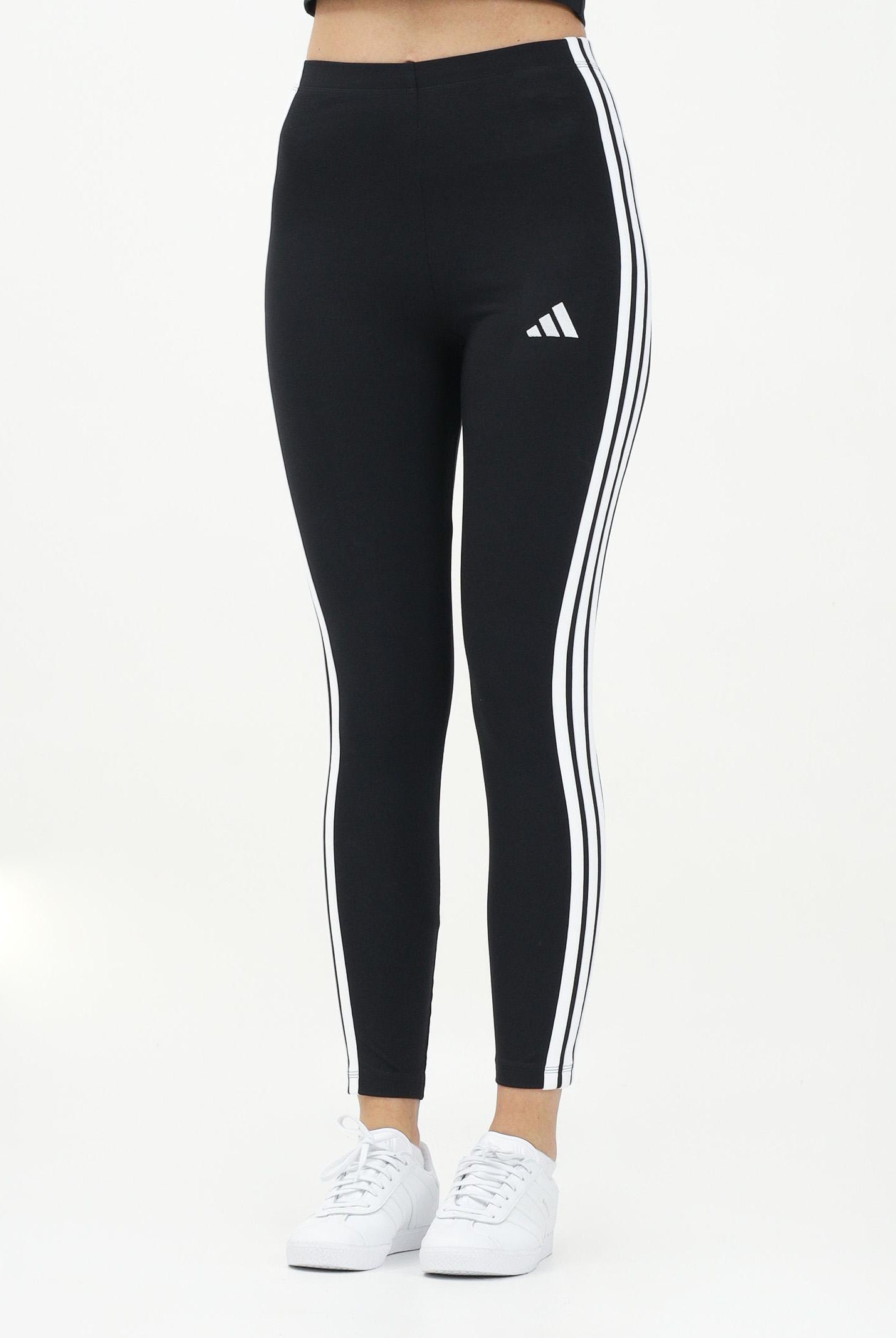 ADIDAS PERFORMANCE Leggings sportivo Essentials 3-Stripes nero da donna JE0072 ADIDAS PERFORMANCE