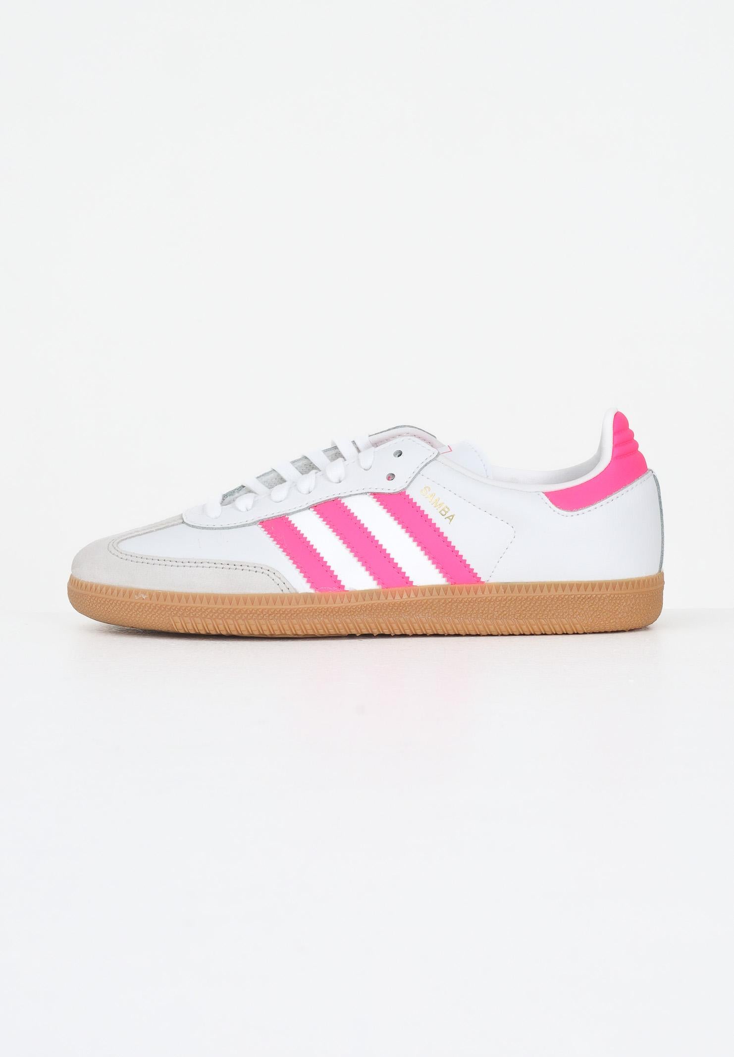 ADIDAS ORIGINALS Sneakers Samba OG bianche e fluo da donna JQ2831 ADIDAS ORIGINALS
