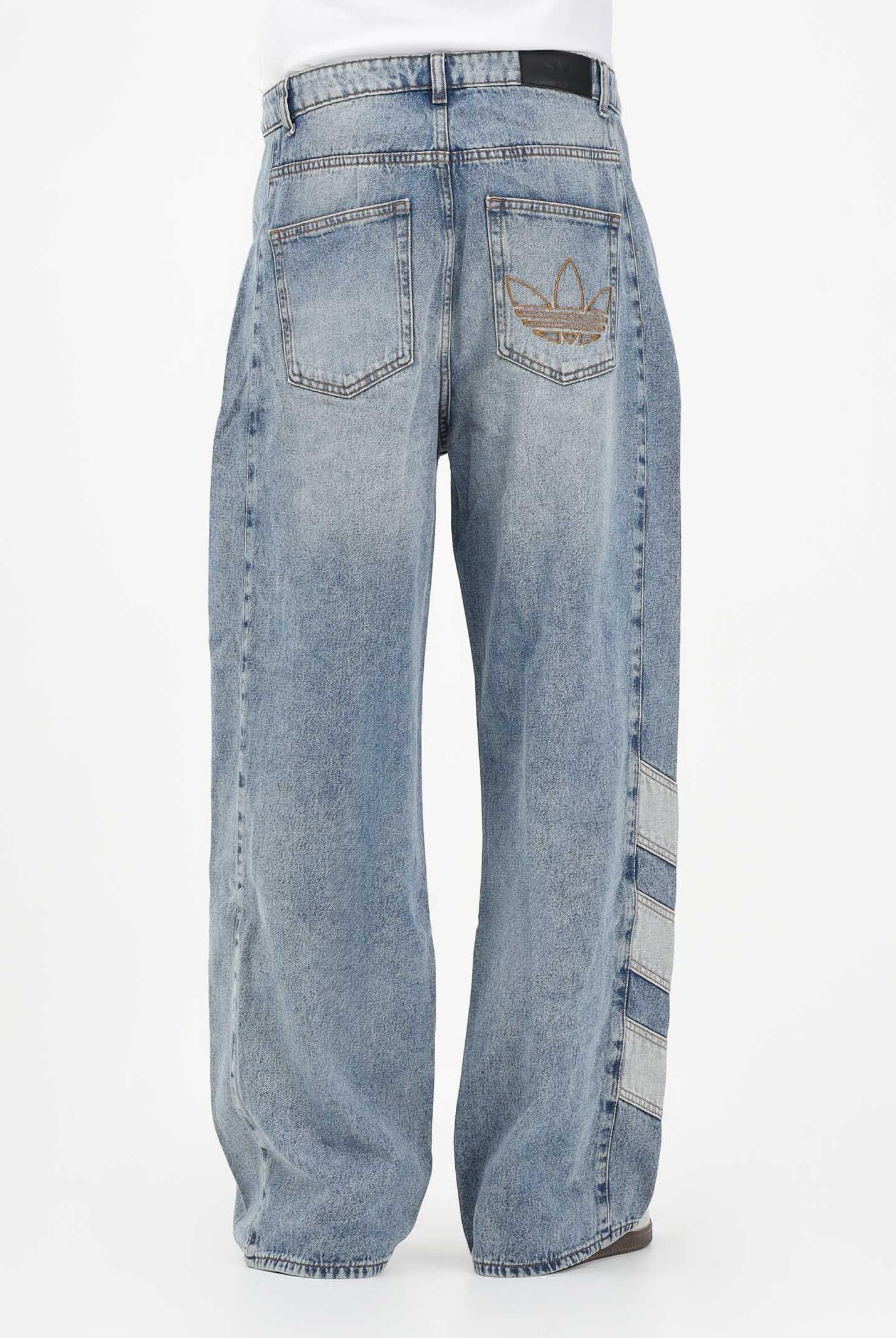ADIDAS ORIGINALS Jeans in denim medio per uomo e donna KE0112 . ADIDAS ORIGINALS