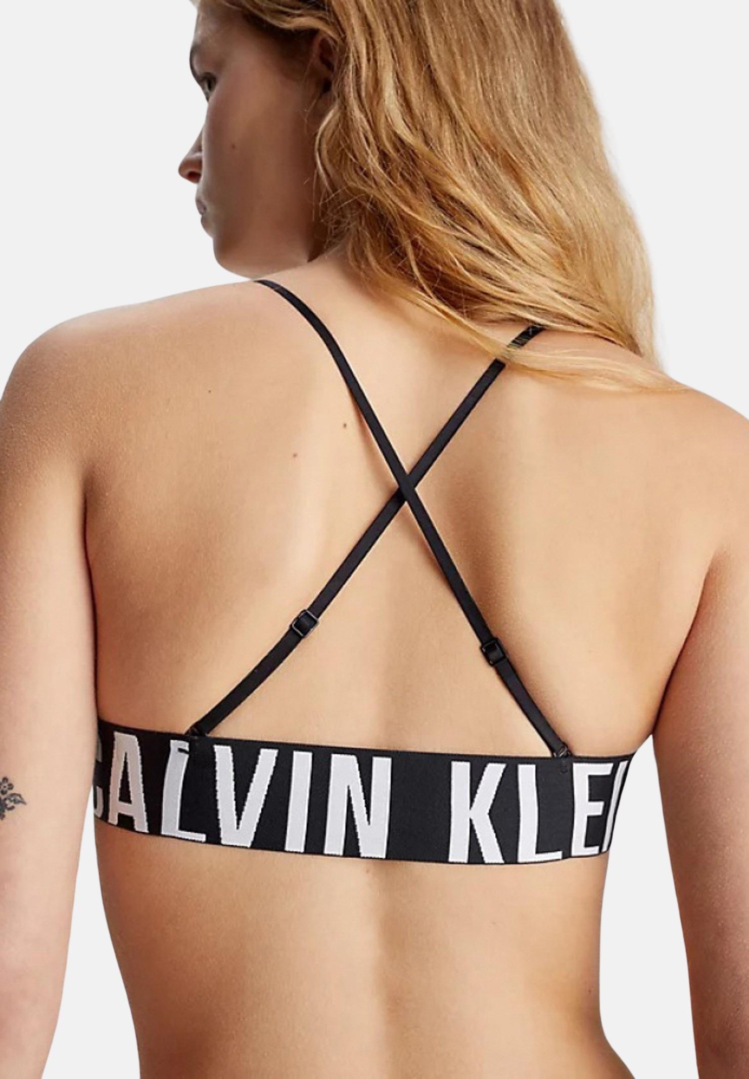 CALVIN KLEIN Brassière nera da donna 000QF7630E UB1 CALVIN KLEIN