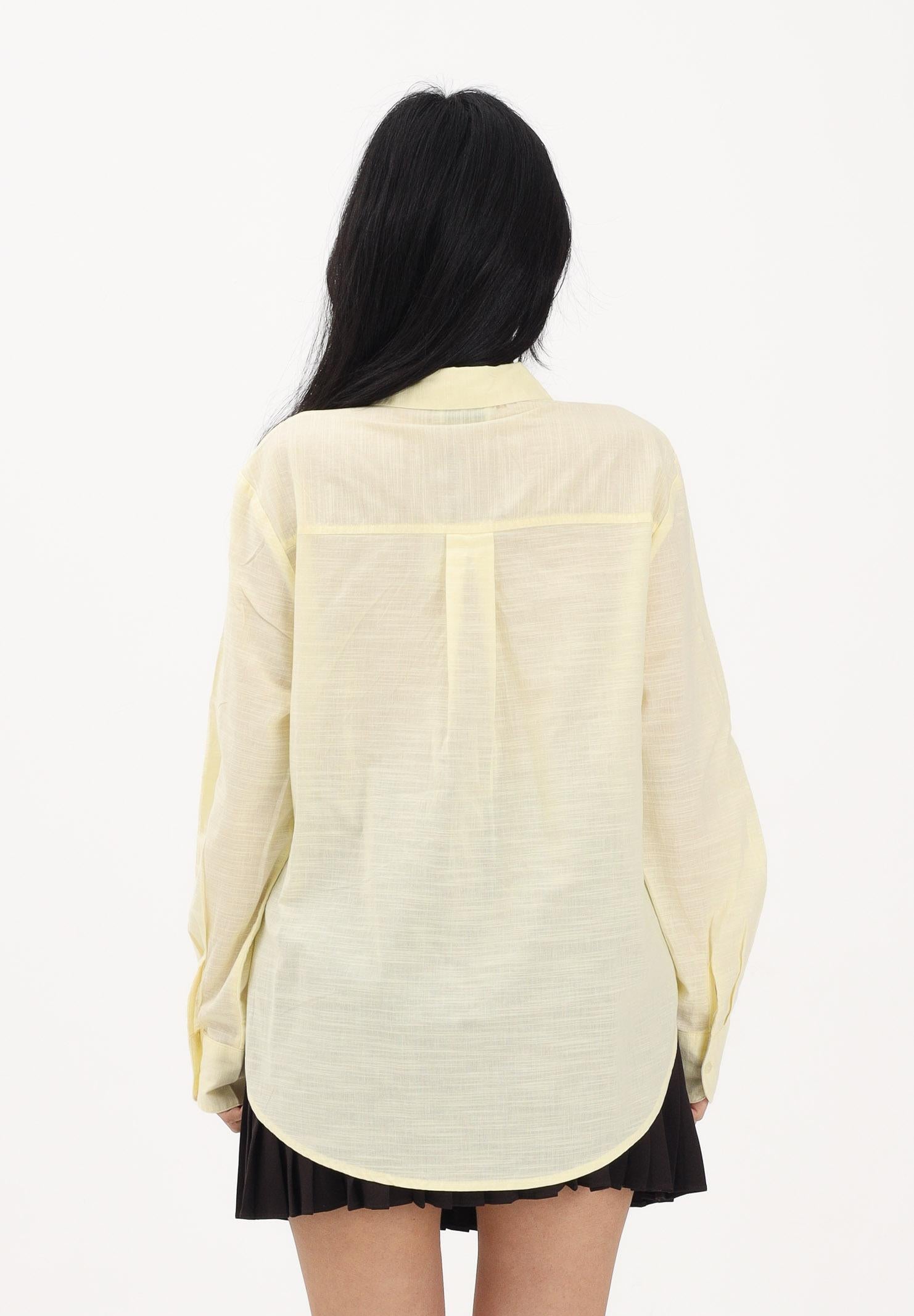 JDY Camicia a manica lunga gialla da donna 15351414 DOCR JDY