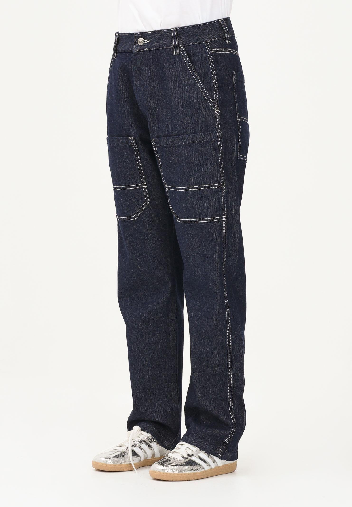 DIESEL Jeans D-Berr in denim scuro per donna, ragazzi e bambini J02330KXBRN K01 DIESEL