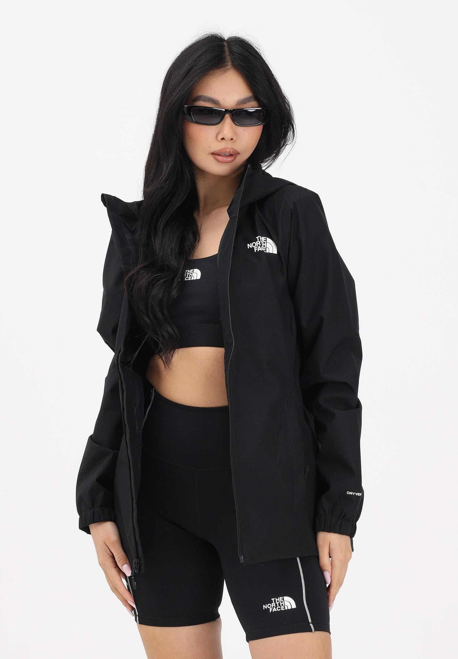 THE NORTH FACE Giacca a vento Quest DryVent™ nera da donna NF0A8G12JK31 . THE NORTH FACE