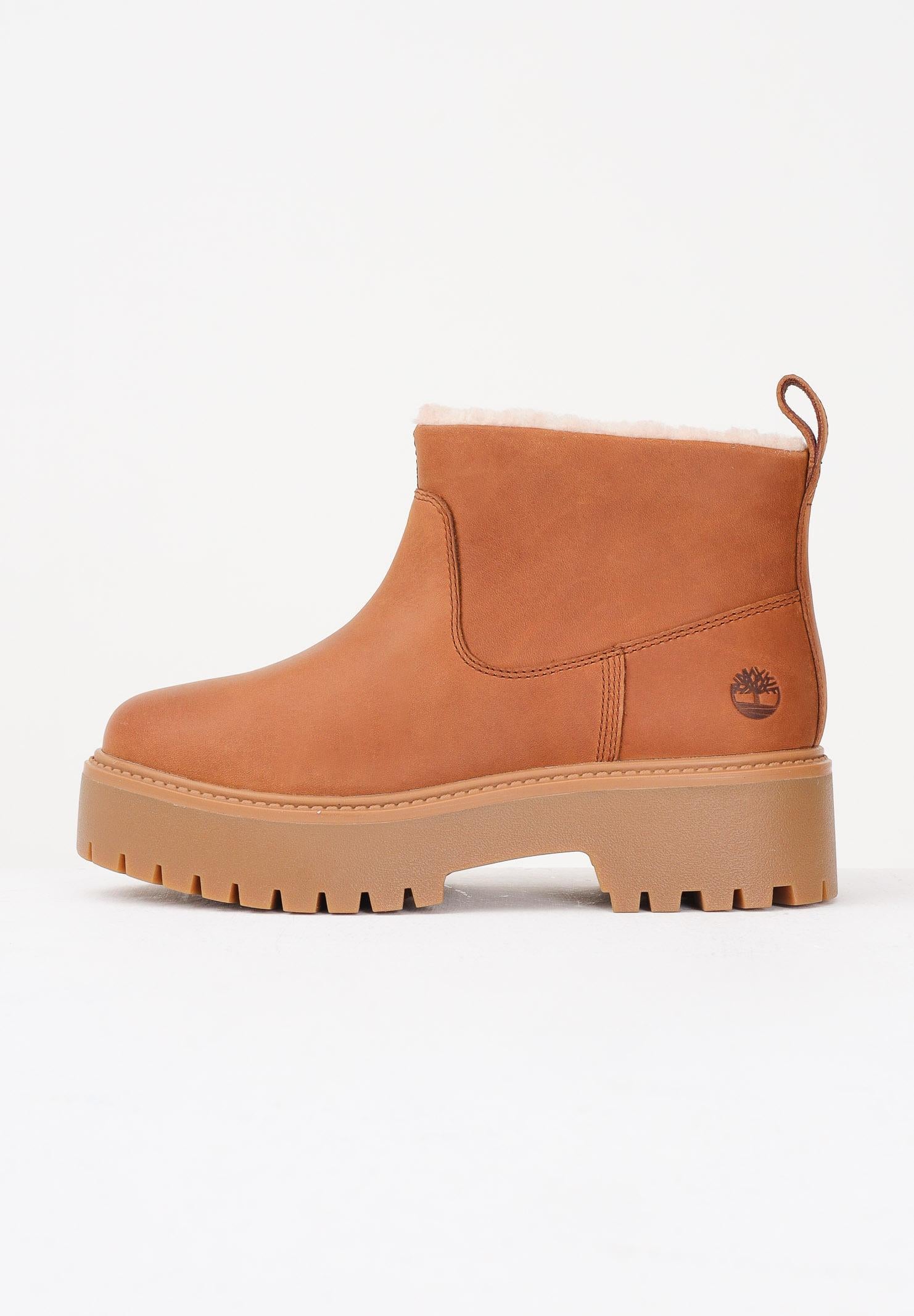 TIMBERLAND Stivale basso con Plateau Stone Street marrone da donna TB0A283GEM71 . TIMBERLAND