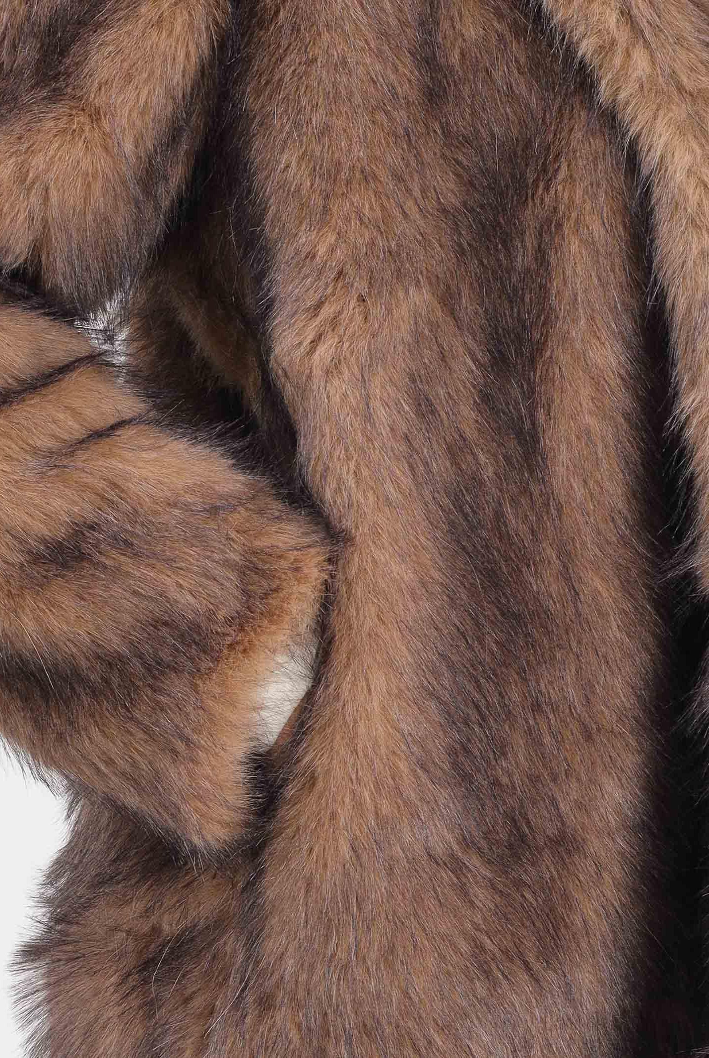 ONLY Pelliccia lunga marrone da donna 15352794 Tannin ONLY