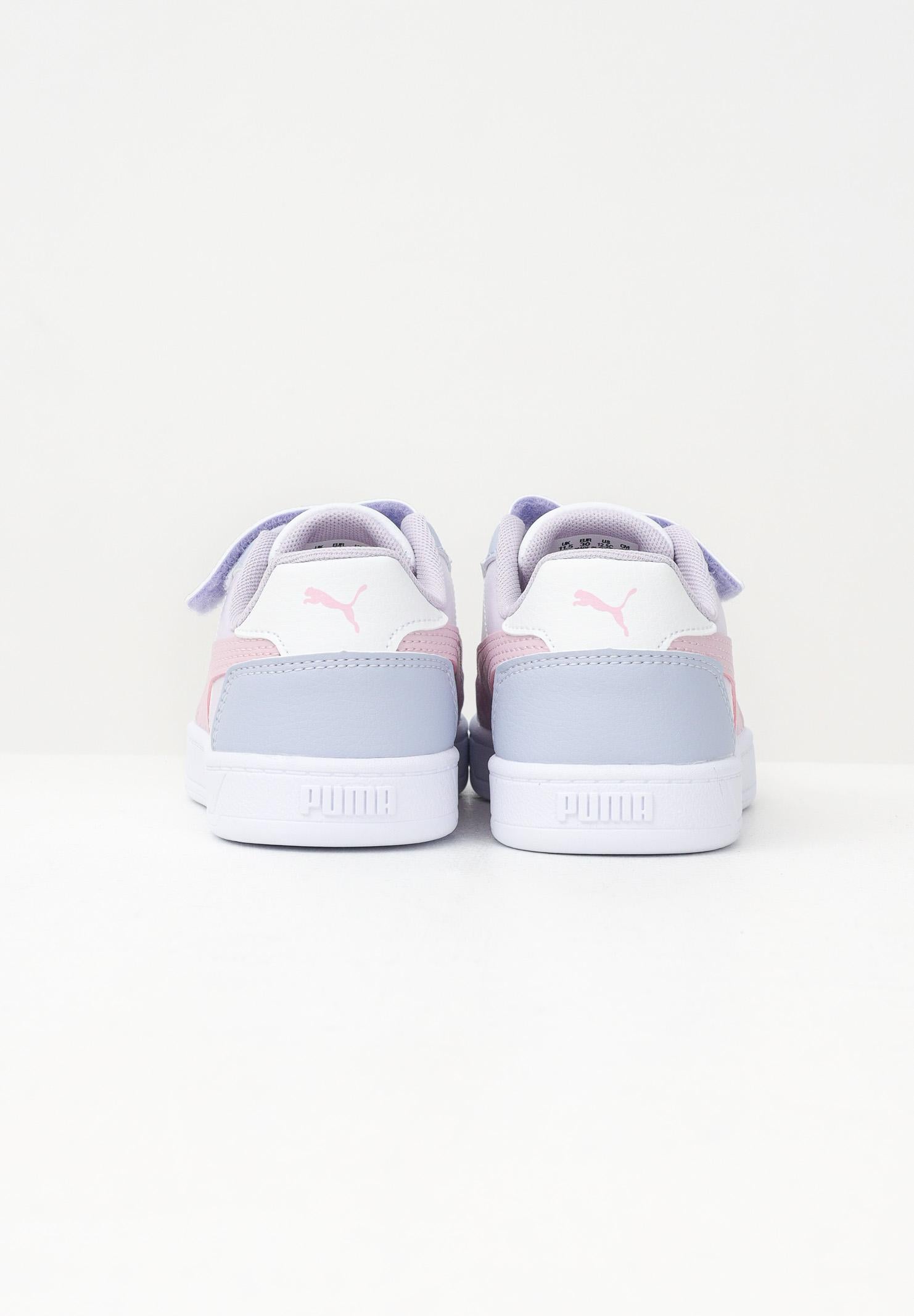 PUMA Sneakers Caven 2.0 Block azzurre, rosa e bianche da bambina 394462 15 PUMA