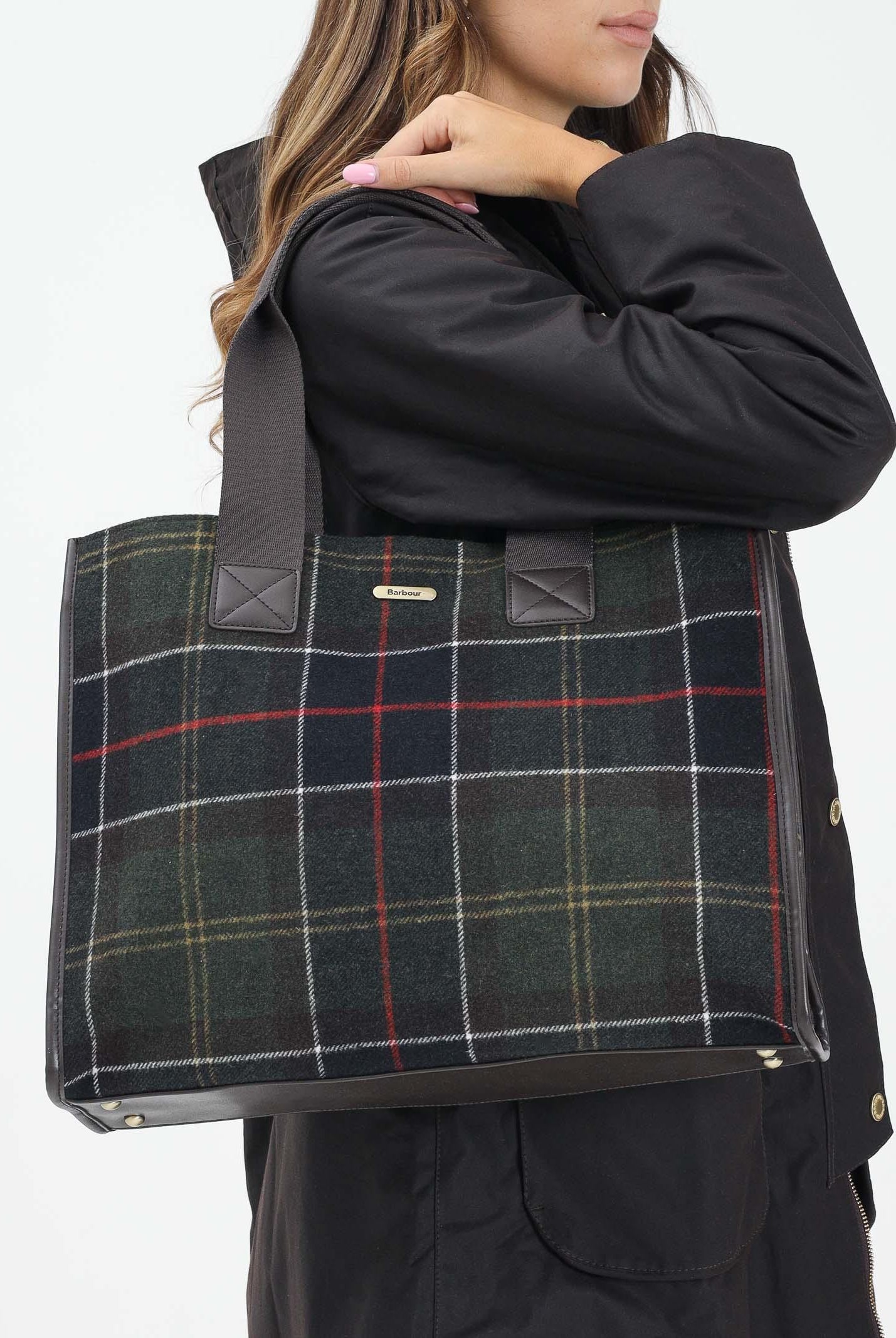 BARBOUR Shopper Turnberry in tartan da donna 252MLBA0424 OL91 BARBOUR