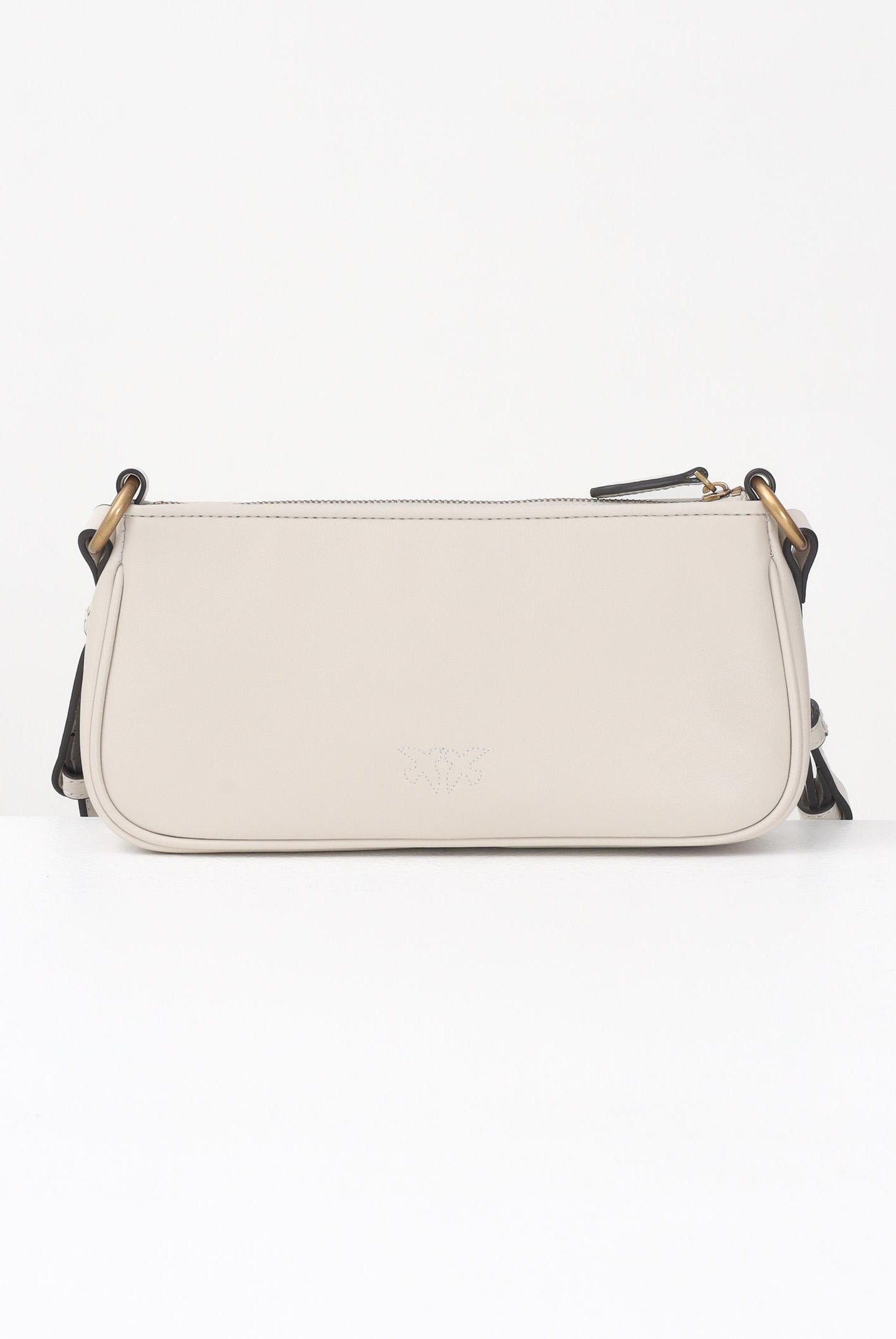 PINKO Borsa a tracolla MINI HALF MOON BAGUETTE panna da donna 105069A0QO Z14Q PINKO