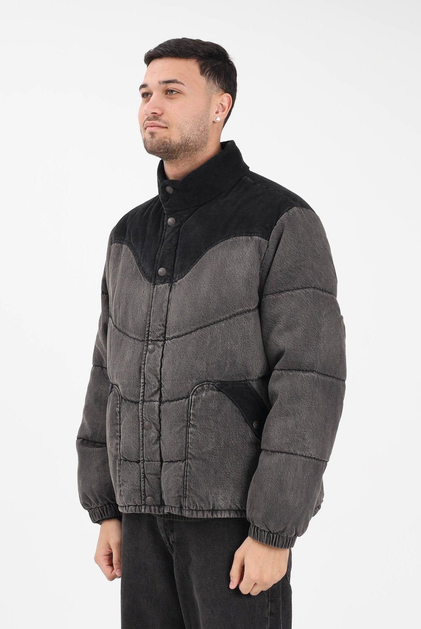 LEVI'S® Piumino Wild West in denim nero da uomo 004EX-0001 . LEVI'S®