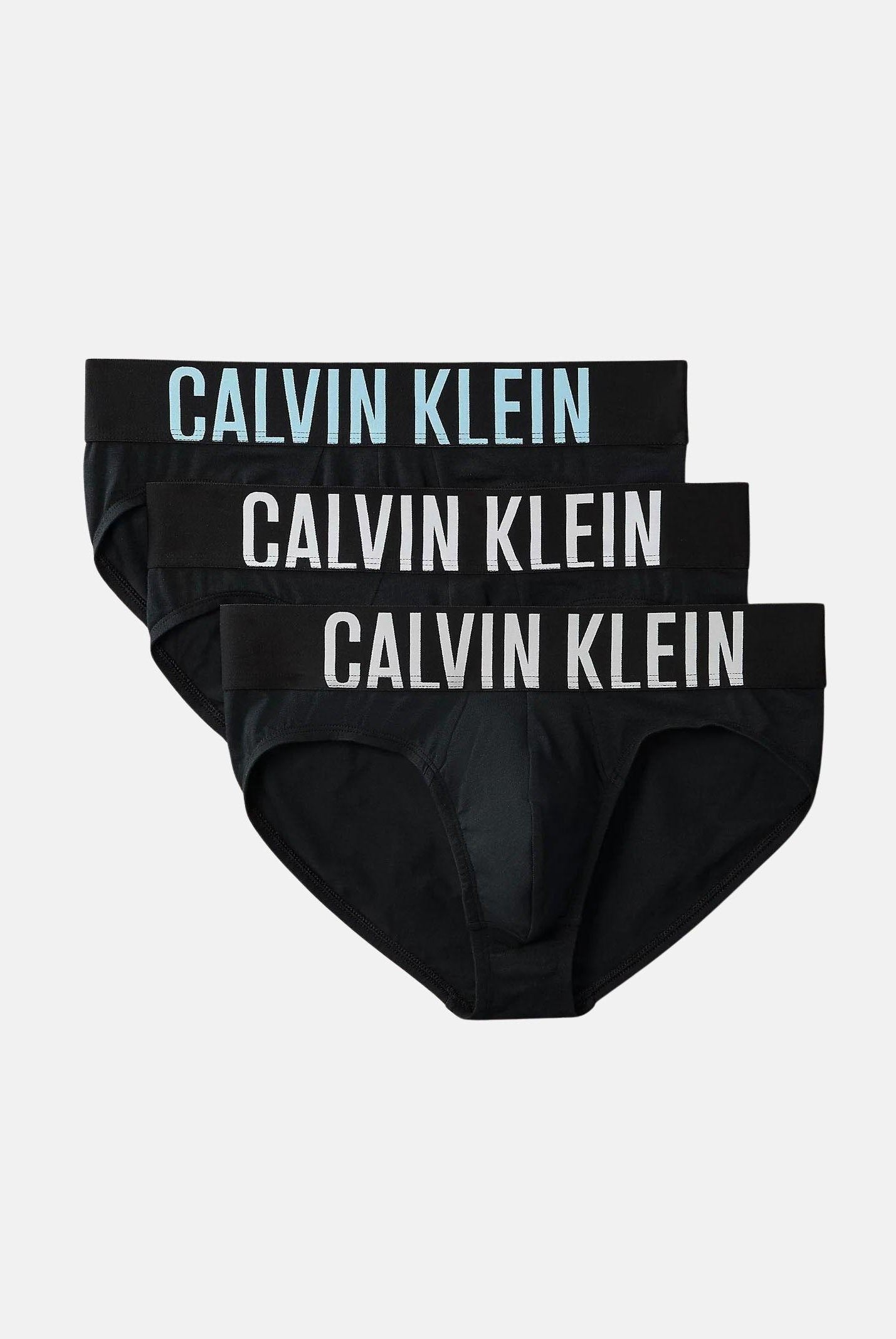CALVIN KLEIN Set da 3 slip neri da uomo 000NB3607A 54L CALVIN KLEIN