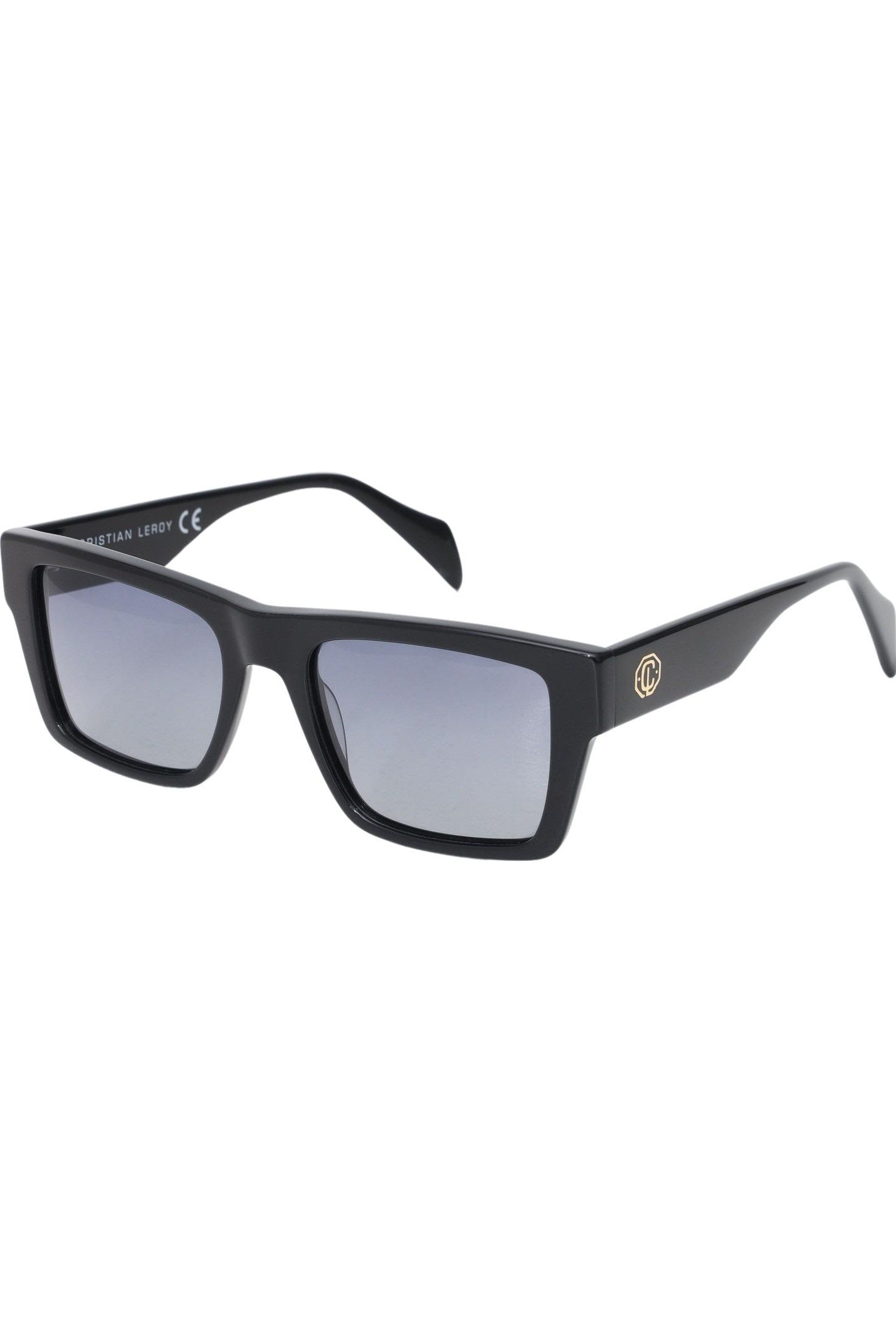 Occhiali da sole neri per uomo e donna 700240 02 CRISTIAN LEROY