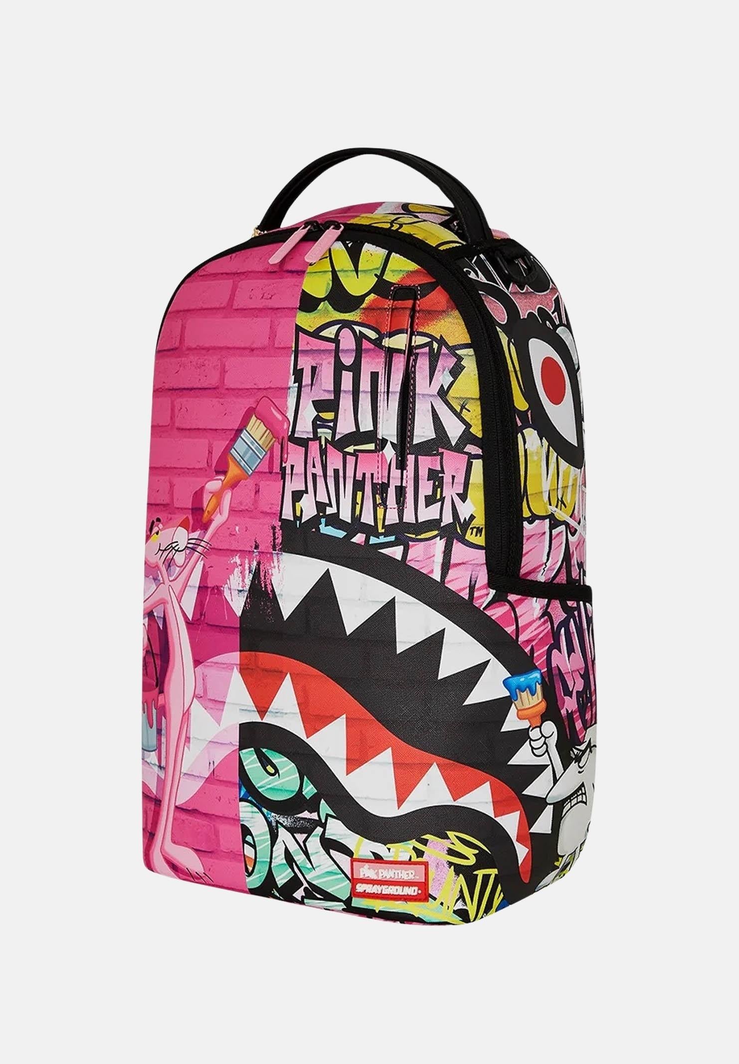 SPRAYGROUND Zaino Pink Panther Painting Over Graffiti Dlxr multicolore per uomo e donna 910B7007NSZ SPRAYGROUND