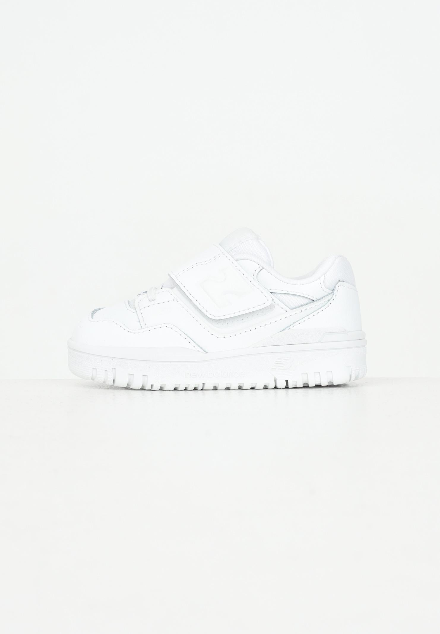NEW BALANCE Sneakers 550 Bungee Lace with Top Strap bianche da neonato IHB550WW NEW BALANCE