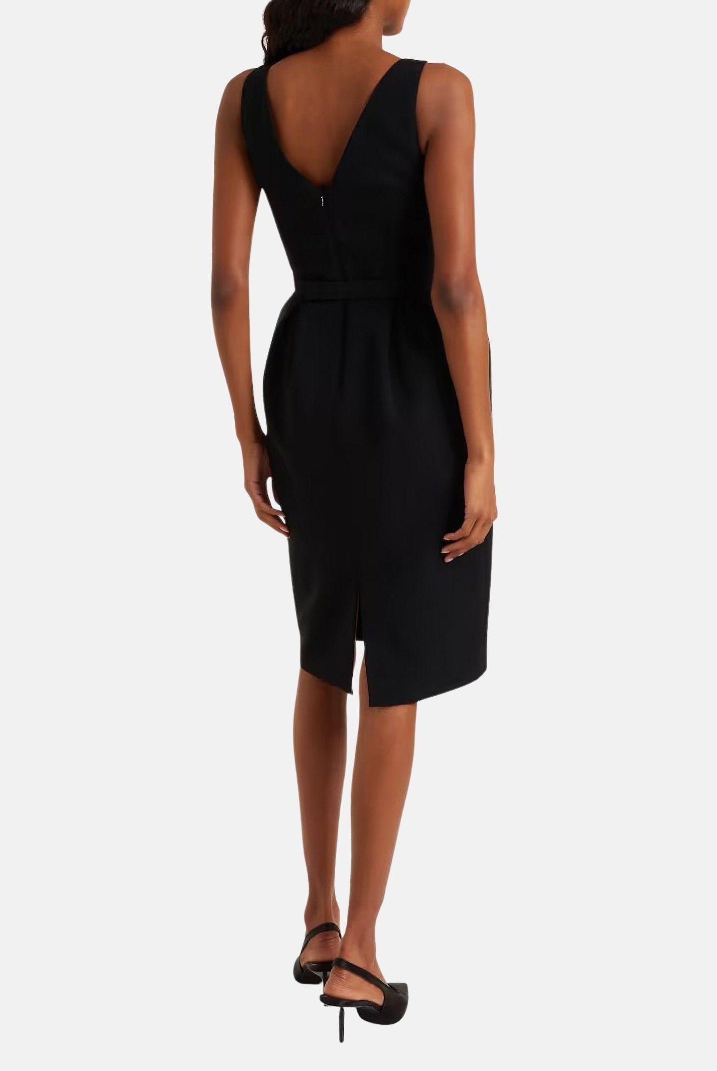 MAX MARA STUDIO Abito midi Mseulivo color Nero, nero, da donna. 2626226013600 001 MAX MARA