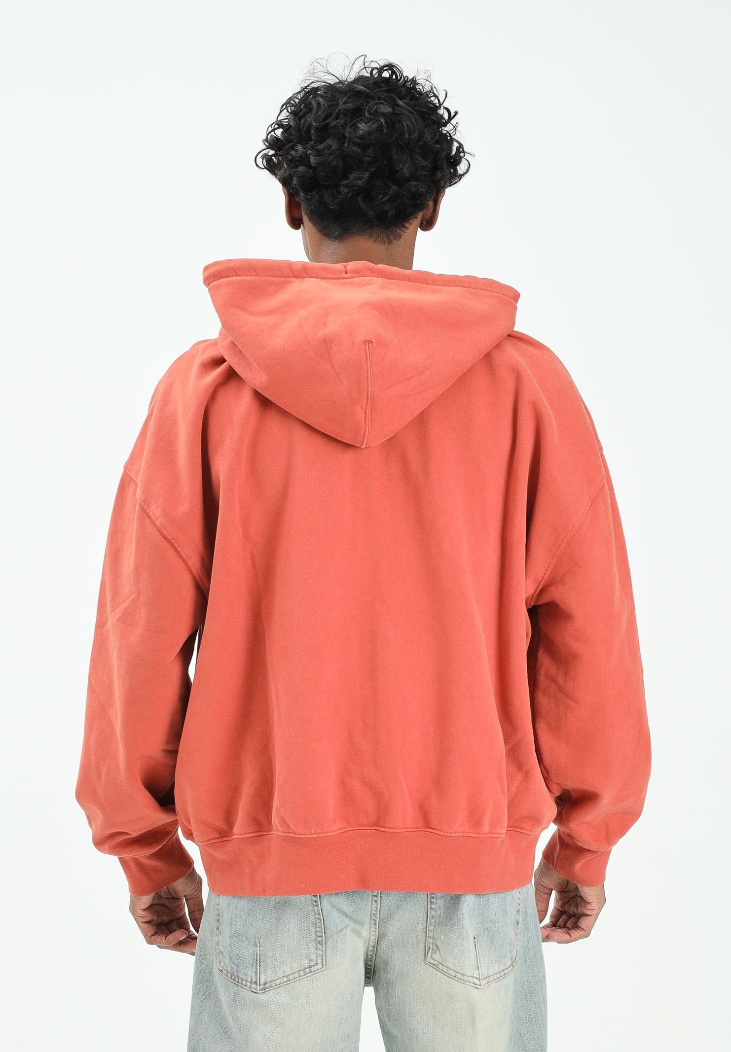 VANS Felpa con zip Faded Burnt arancione da uomo VN000P98Y7X1 . VANS