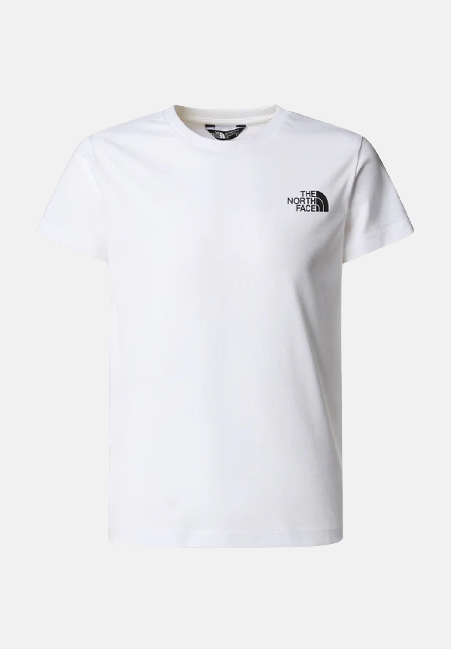 THE NORTH FACE T-shirt a manica corta Redbox bianca per bambino e bambina NF0A89VTFN41 THE NORTH FACE